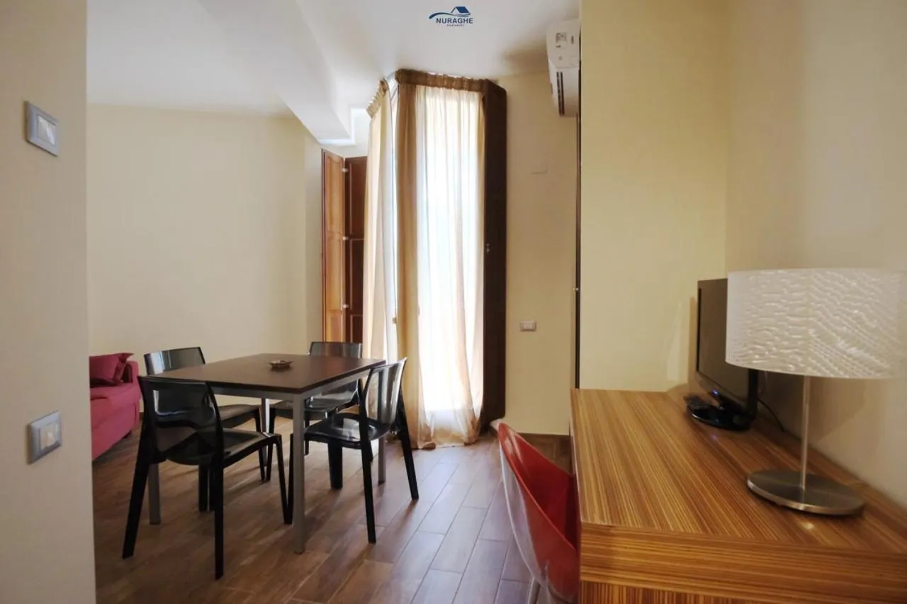 Living room in Nuraghe Apartments