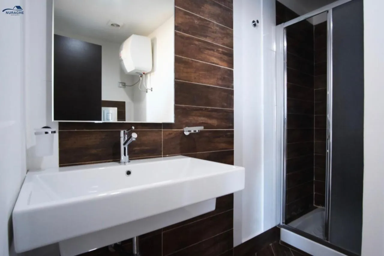 Bathroom in Nuraghe Apartments