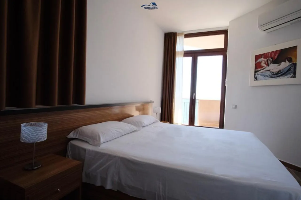 Bedroom, Bed in Nuraghe Apartments