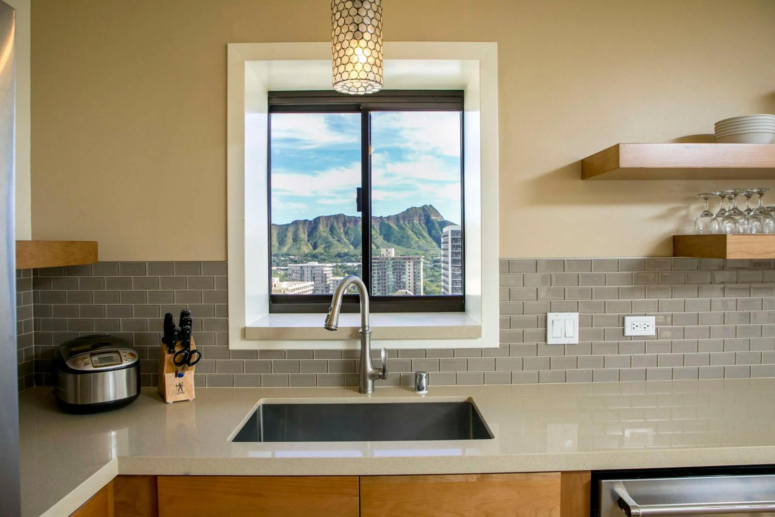 Kitchen or kitchenette in Aston Waikiki Beach Tower