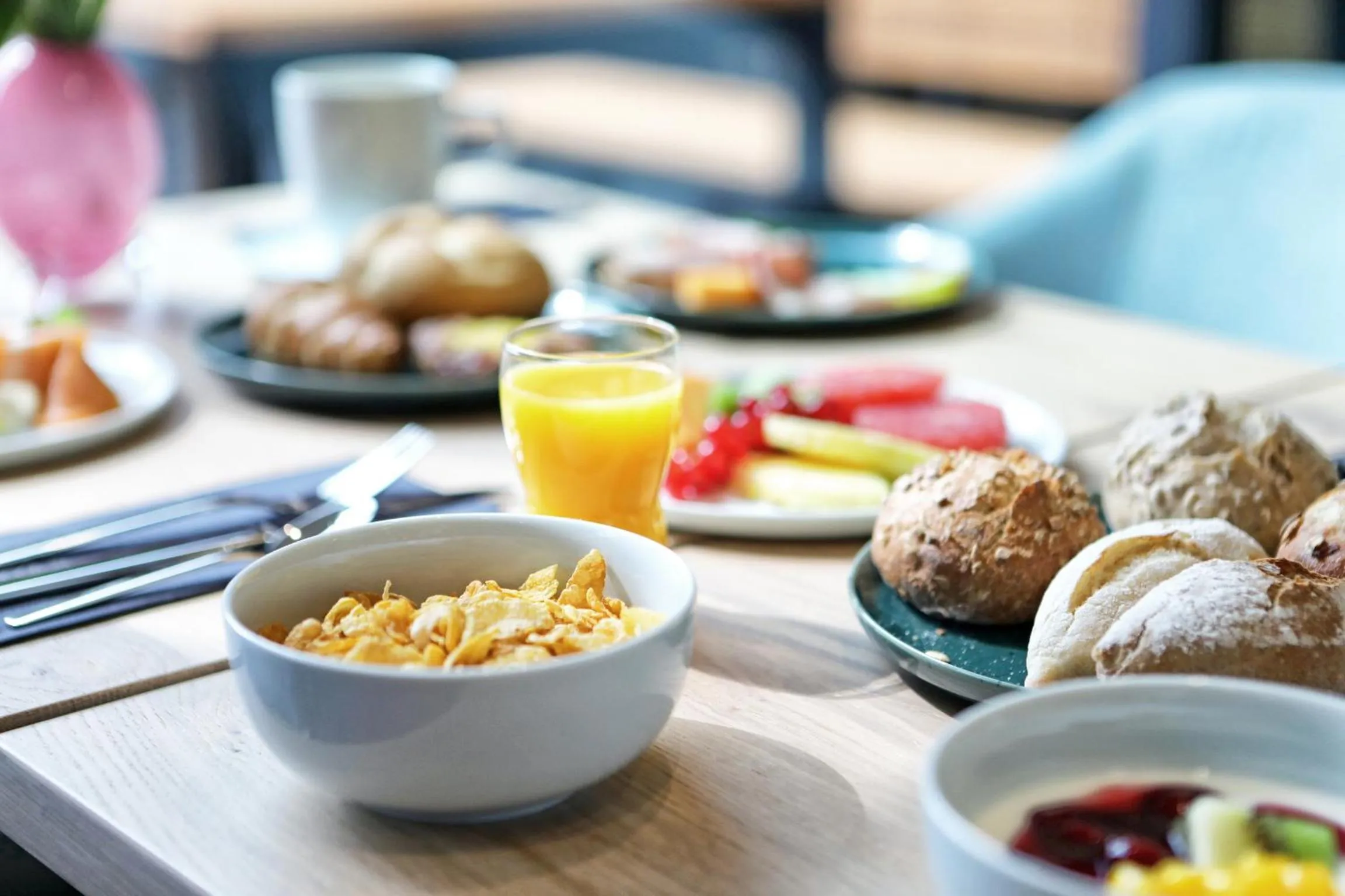 Buffet breakfast in sander Hotel