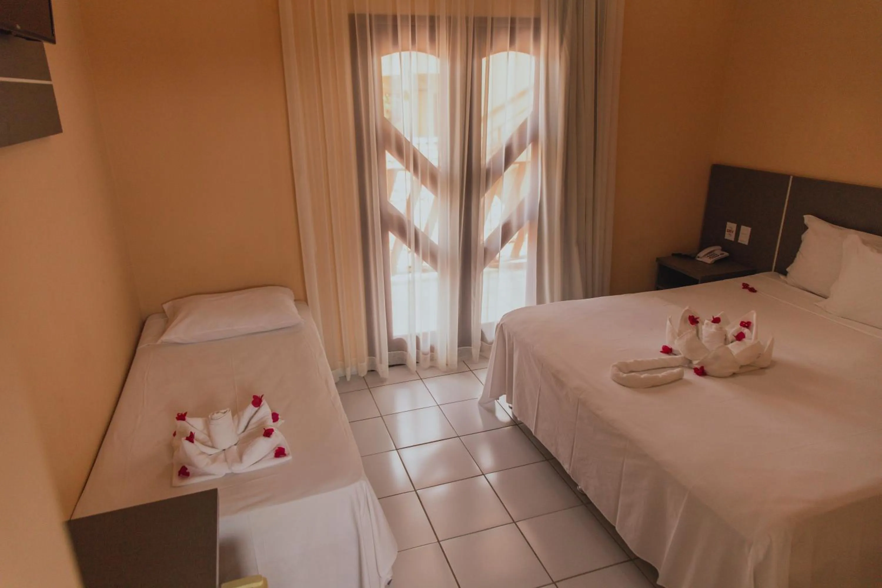 Bed in Pousada D' Areia