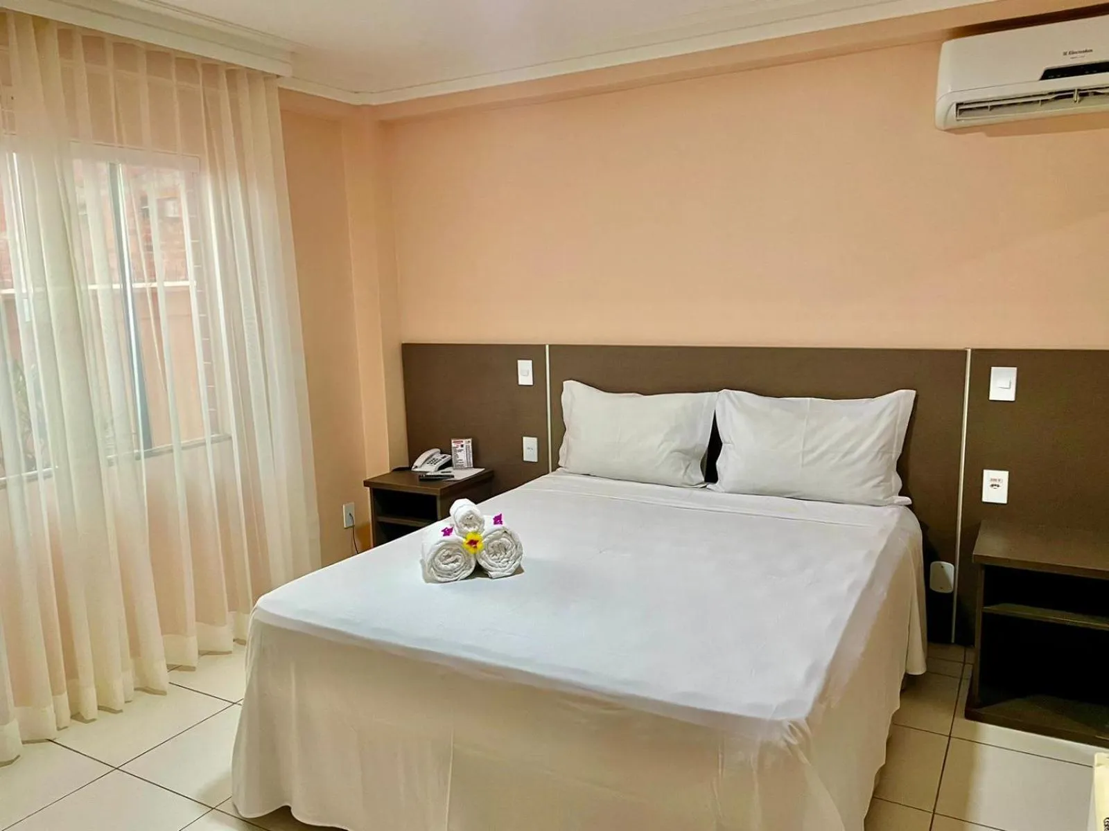 Bed in Pousada D' Areia