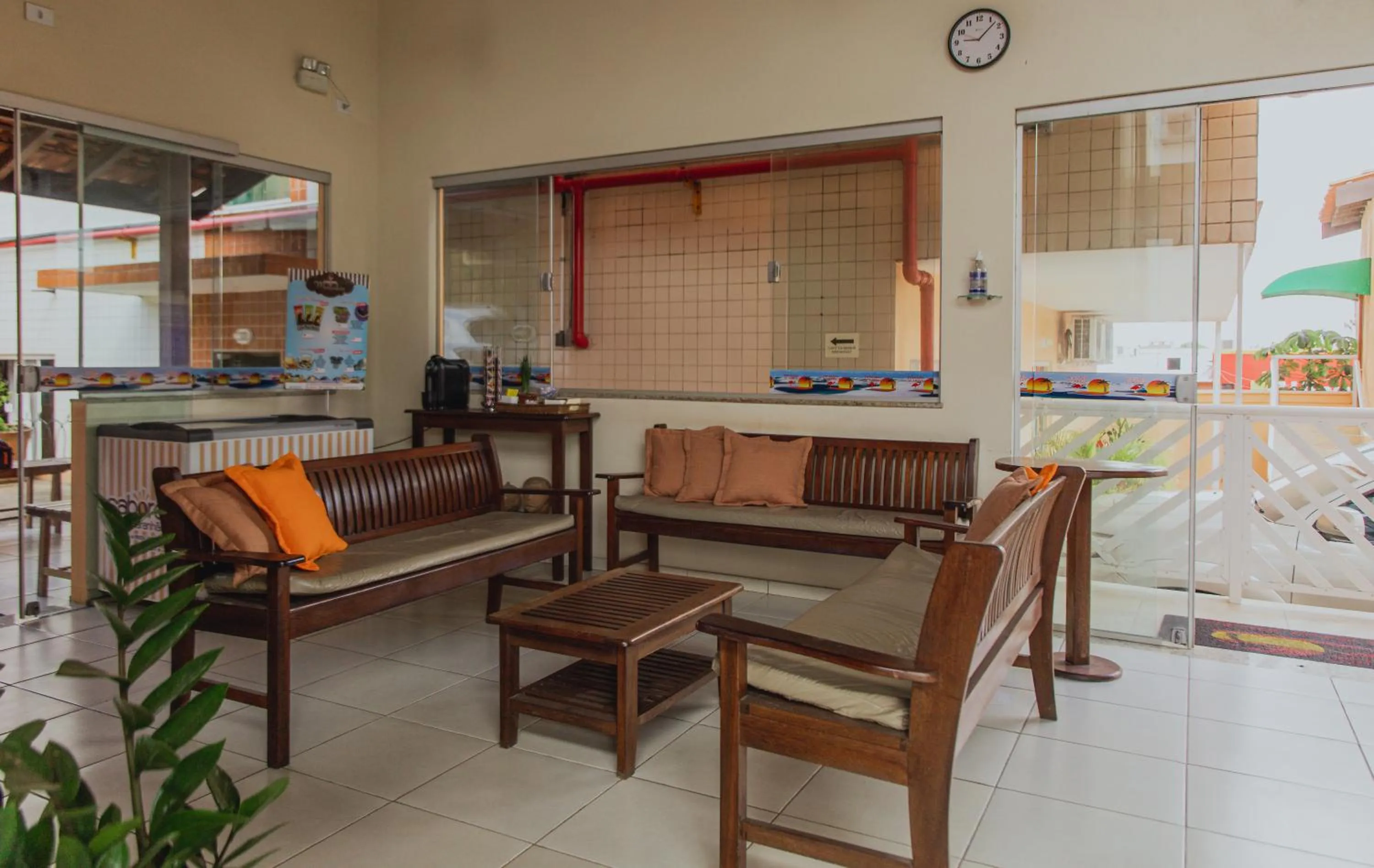 Lobby or reception in Pousada D' Areia