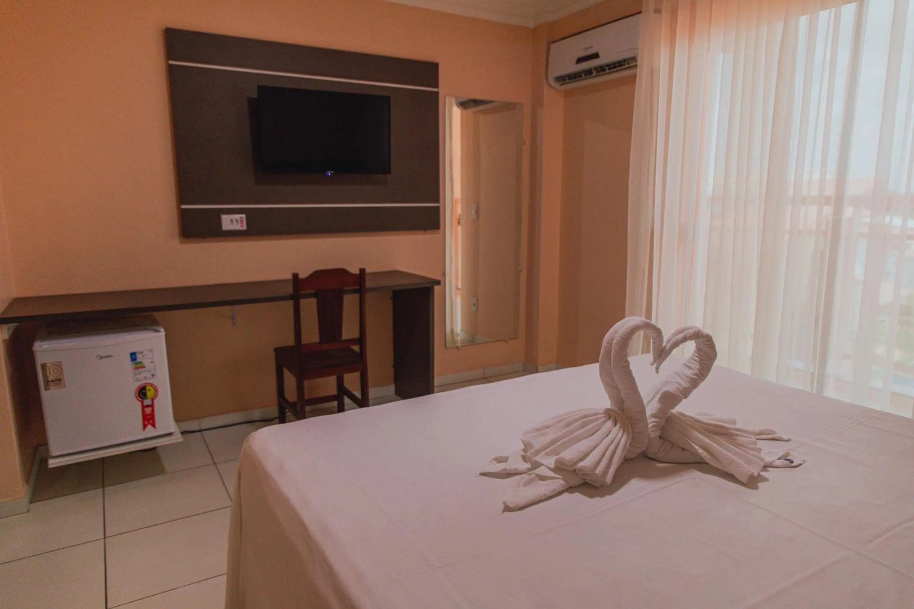 Bed in Pousada D' Areia