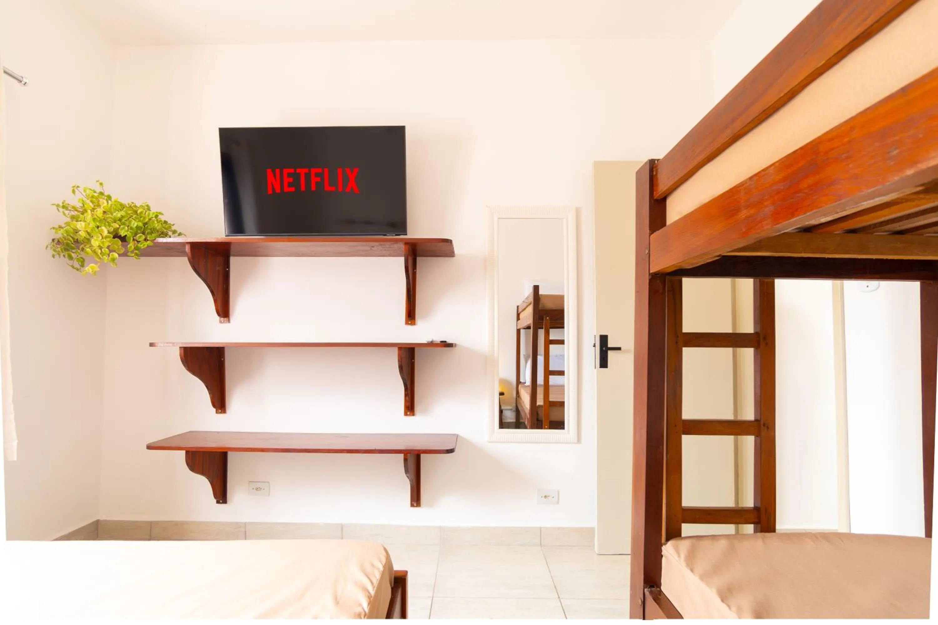 Bedroom, Bed in Chalés Canoas Ubatuba