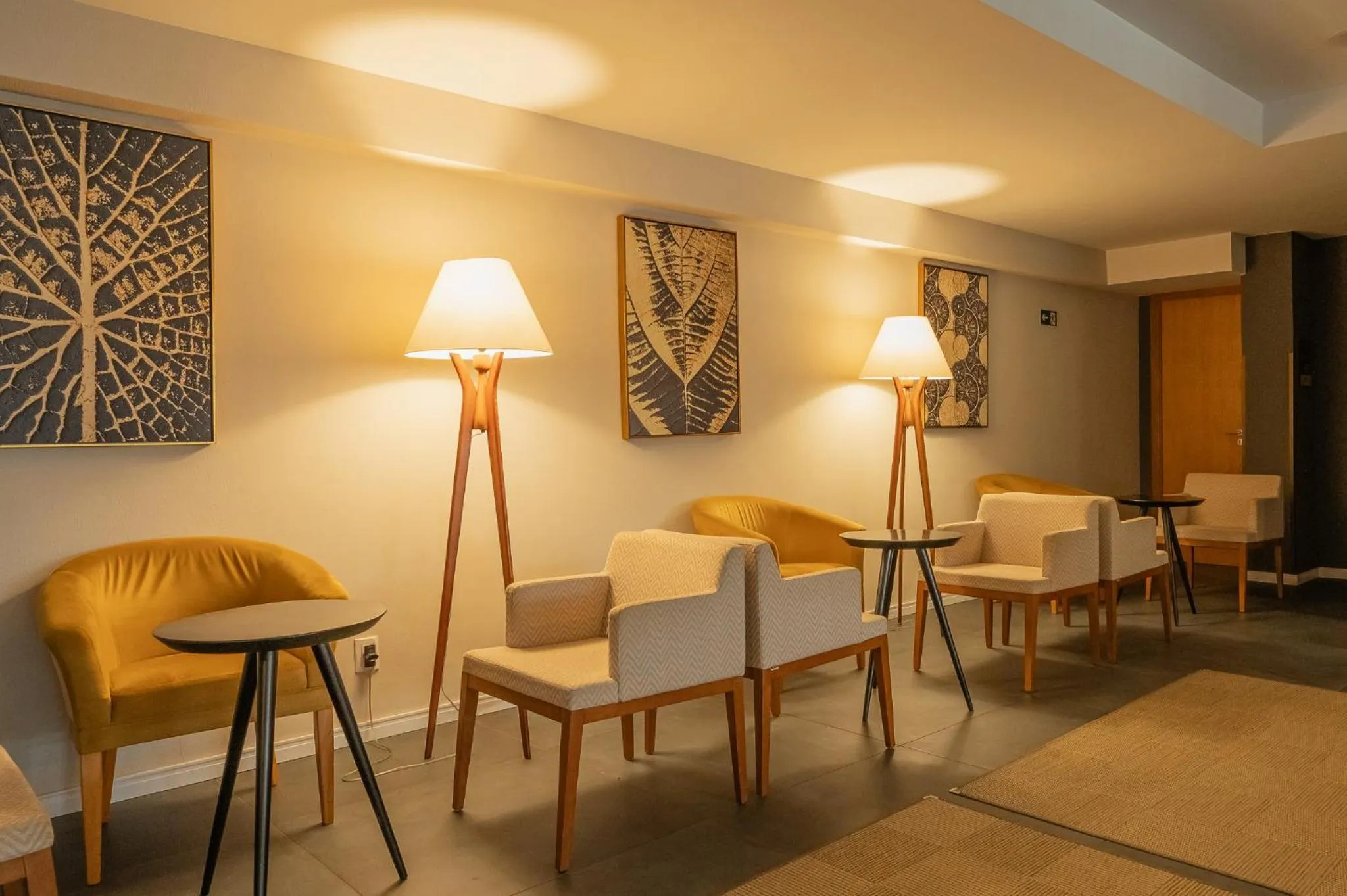 Seating area in Hotel Querência