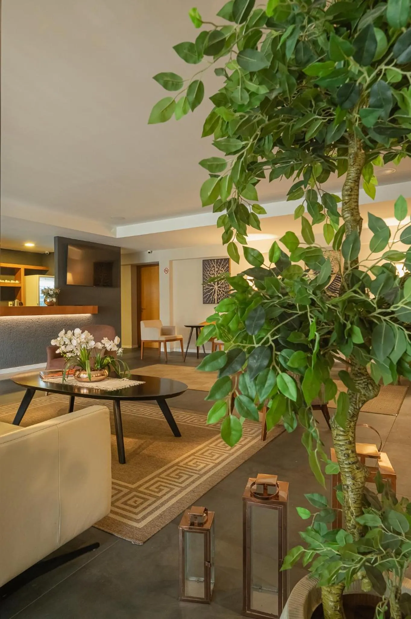 Seating area in Hotel Querência