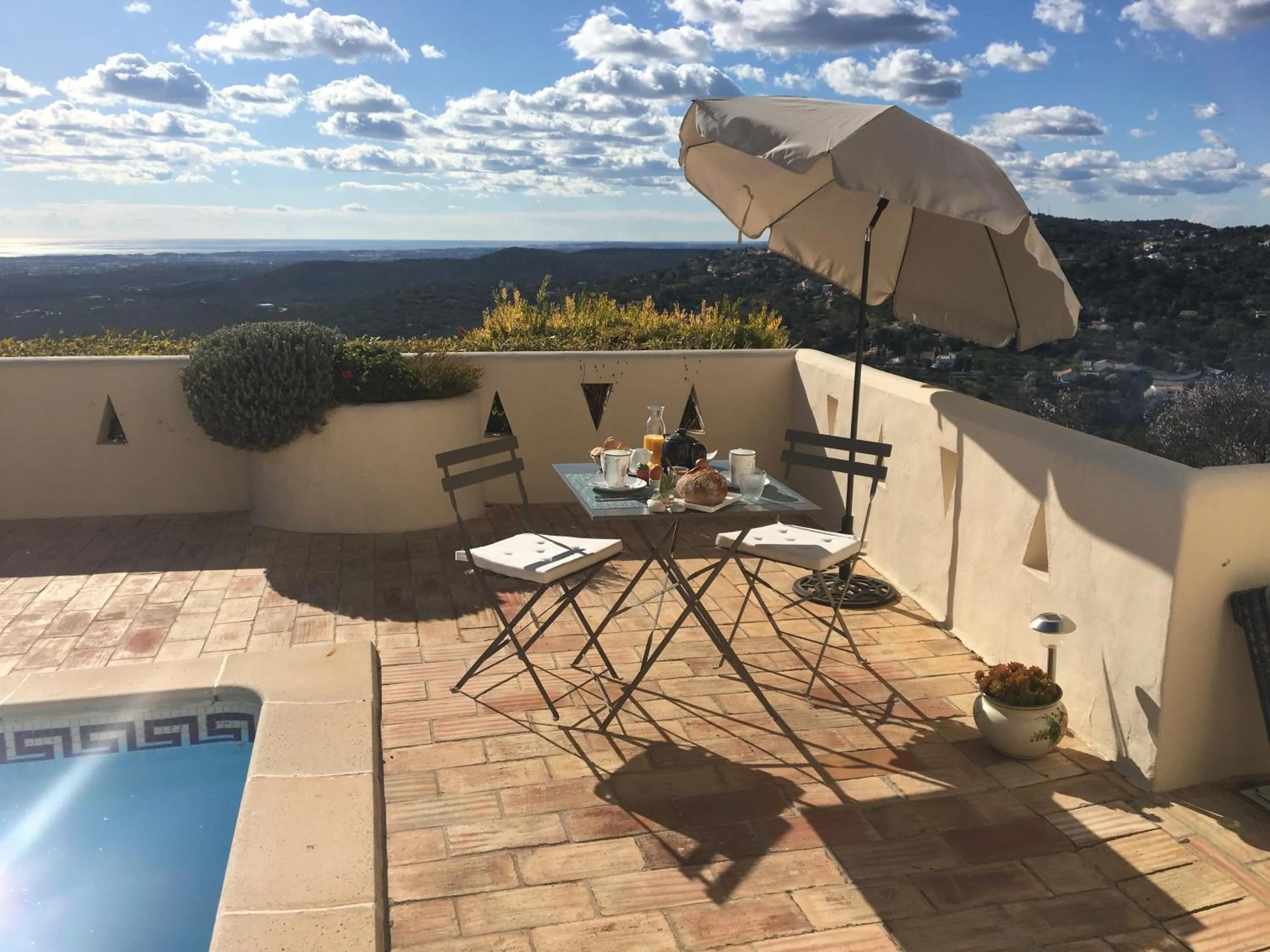Continental breakfast in Felicidade