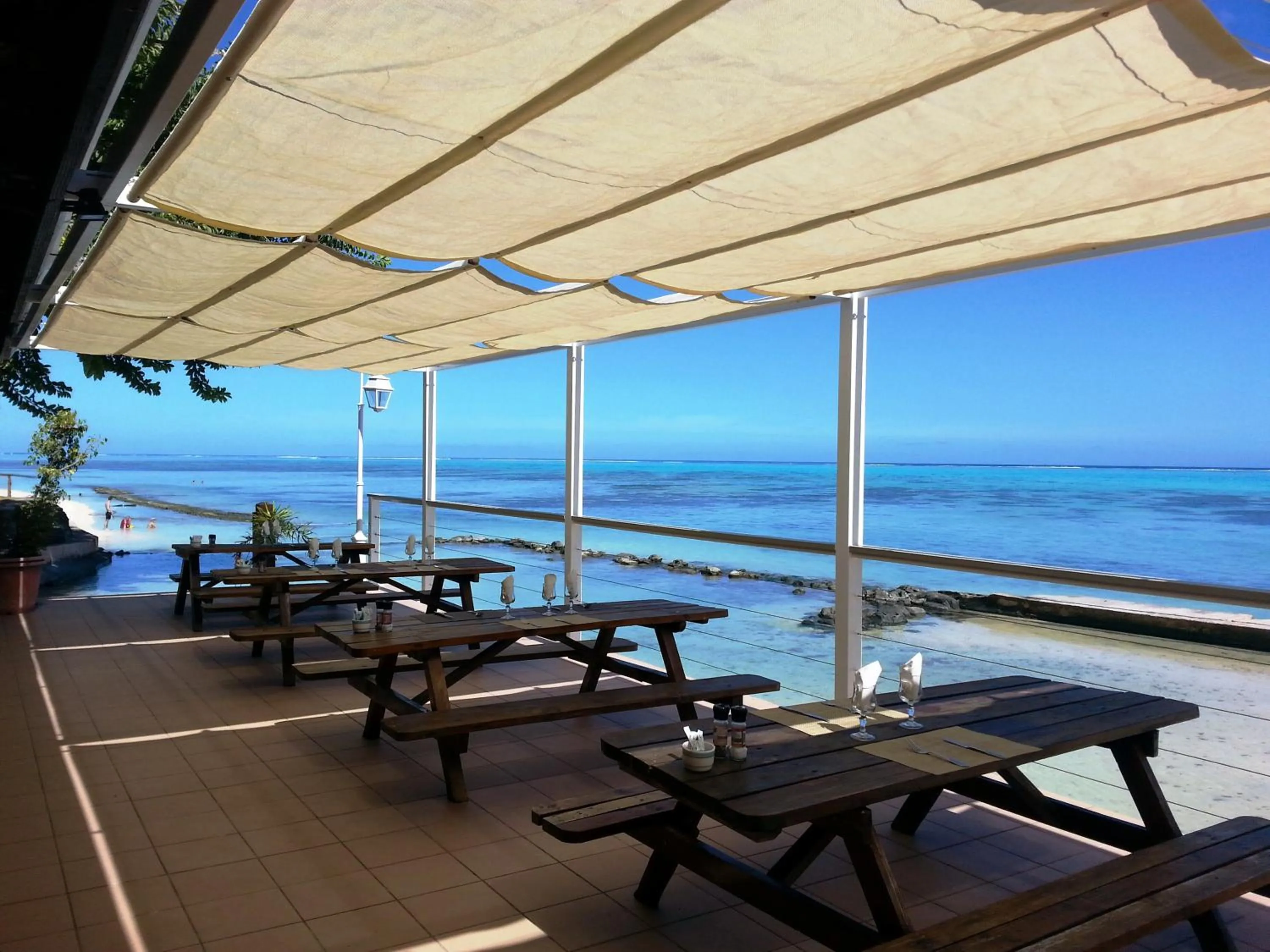 Patio in Hotel Hibiscus