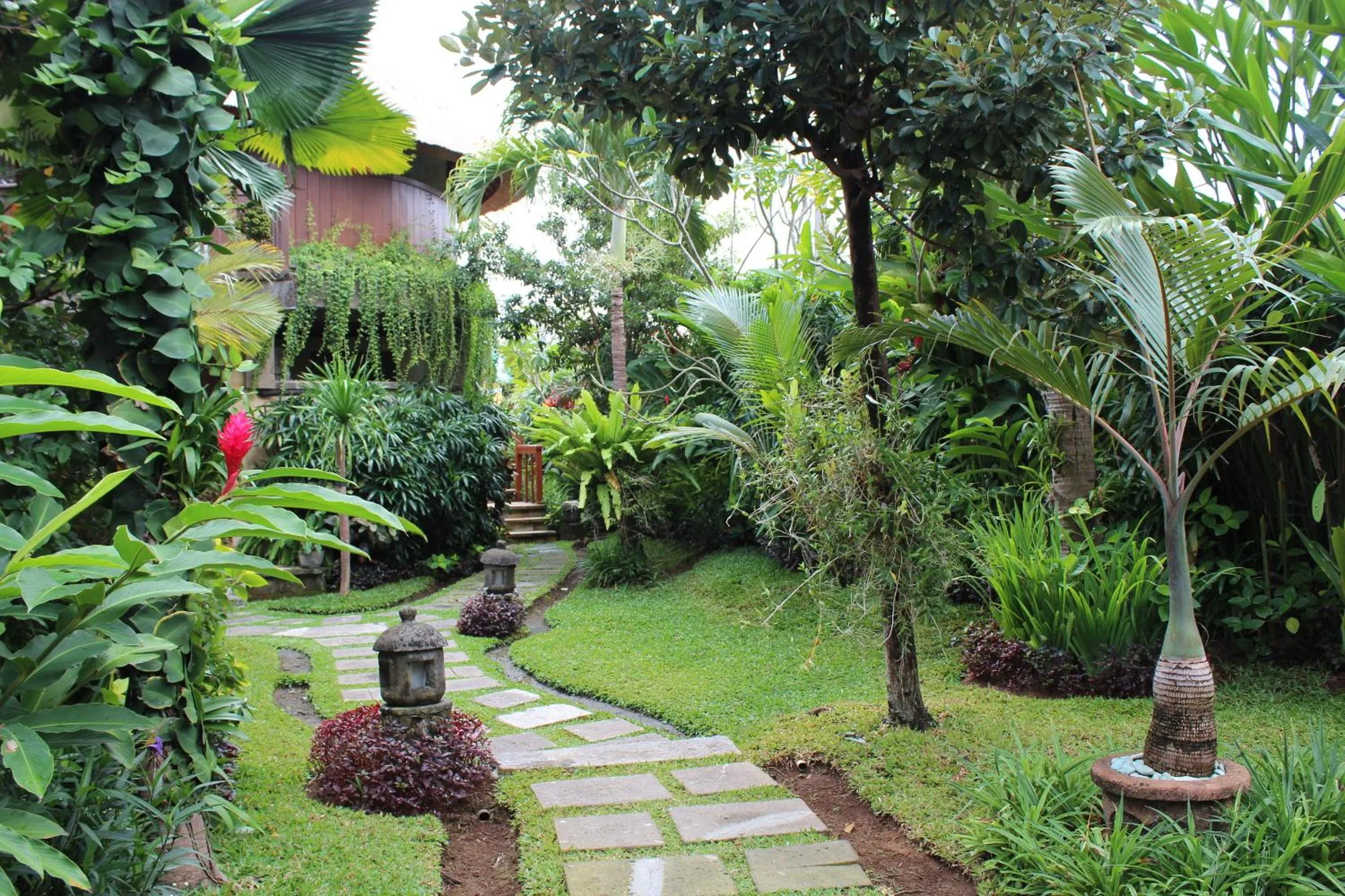 Garden view in Dewani Villa Resort