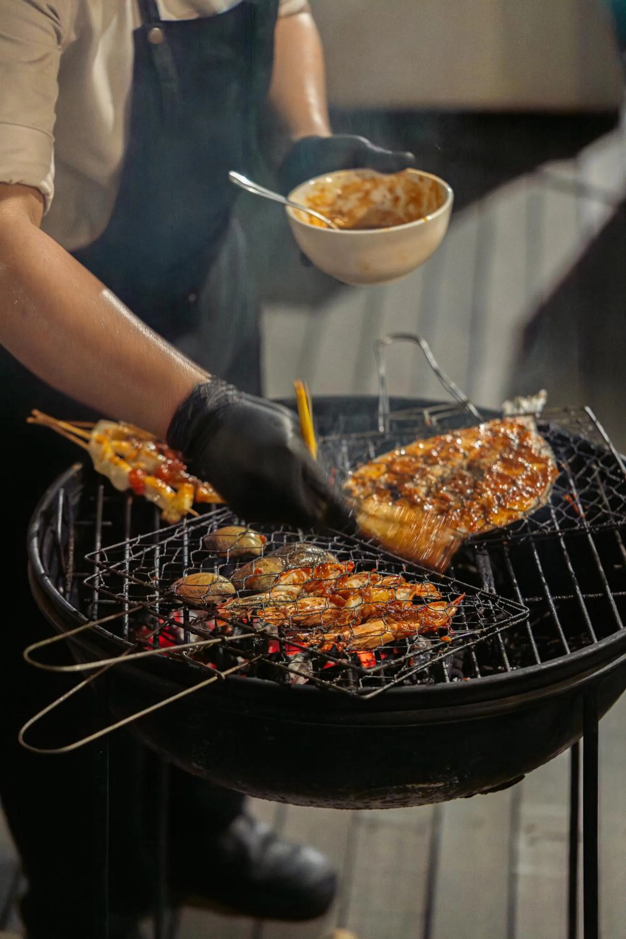 BBQ facilities in Maca Villas & Spa Bali