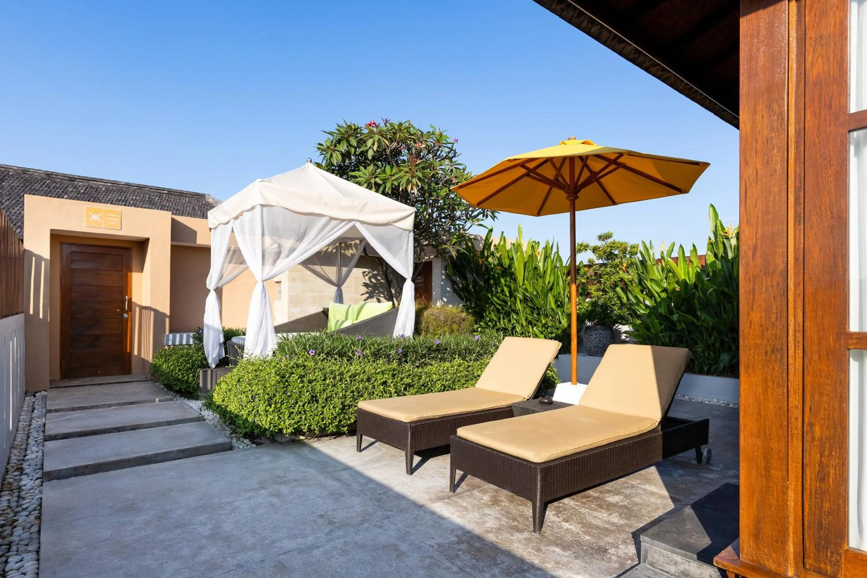 Patio in Amadea Resort & Villas Seminyak Bali