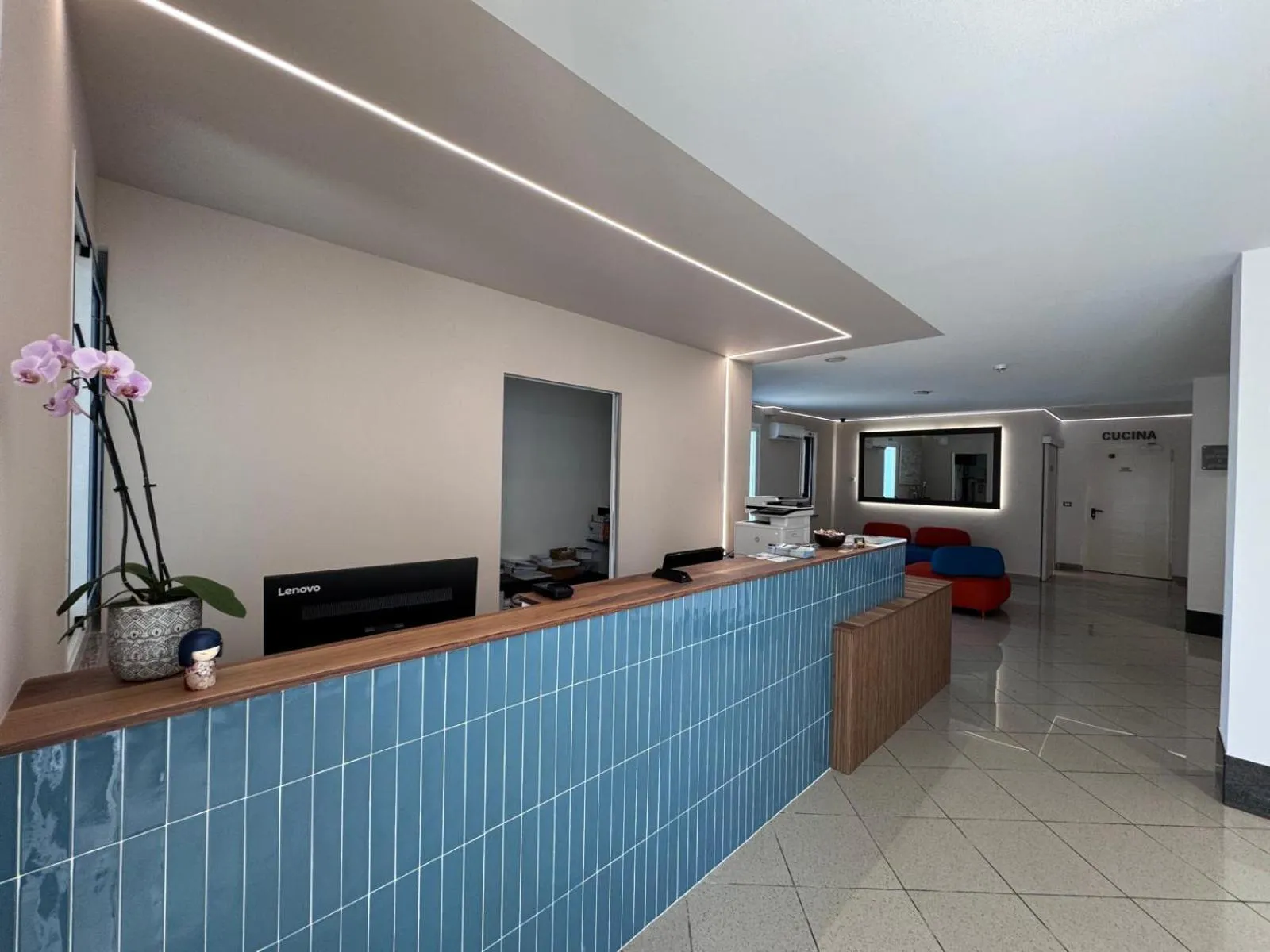 Lobby or reception in Hotel Gambrinus