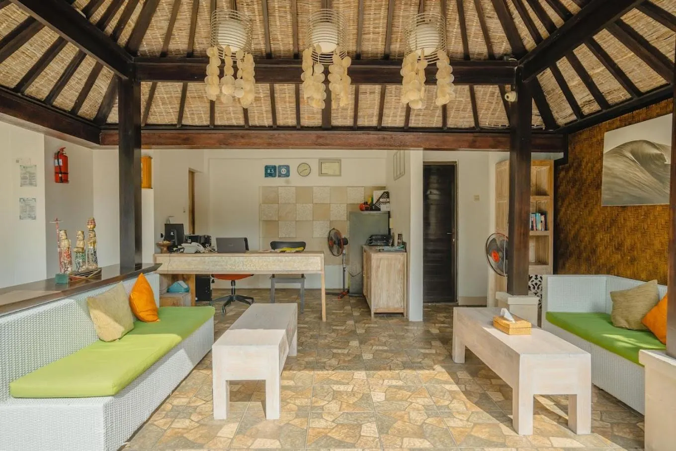 Lobby or reception in The Tukad Villa