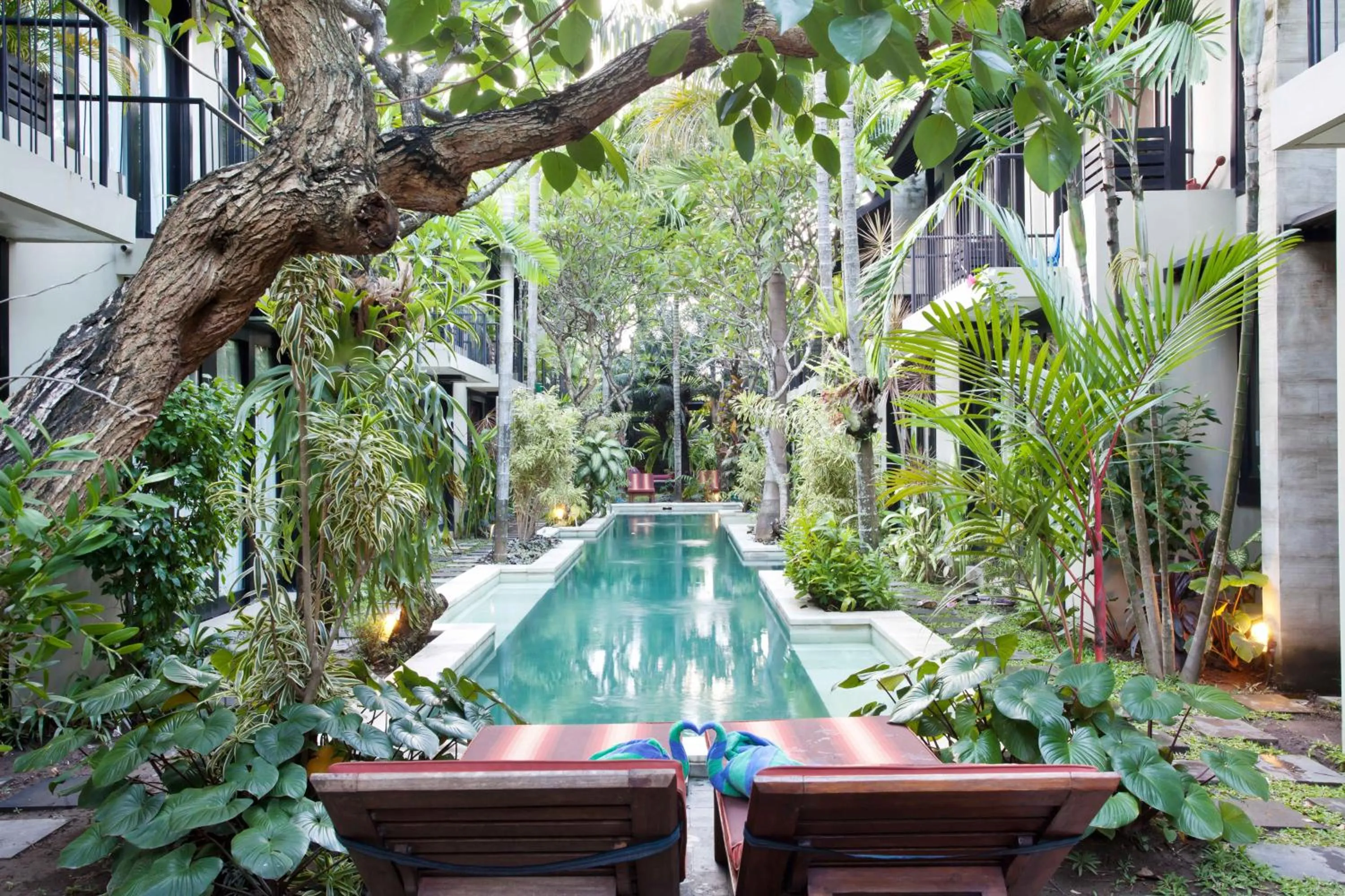 Swimming pool in S'cape Condotel