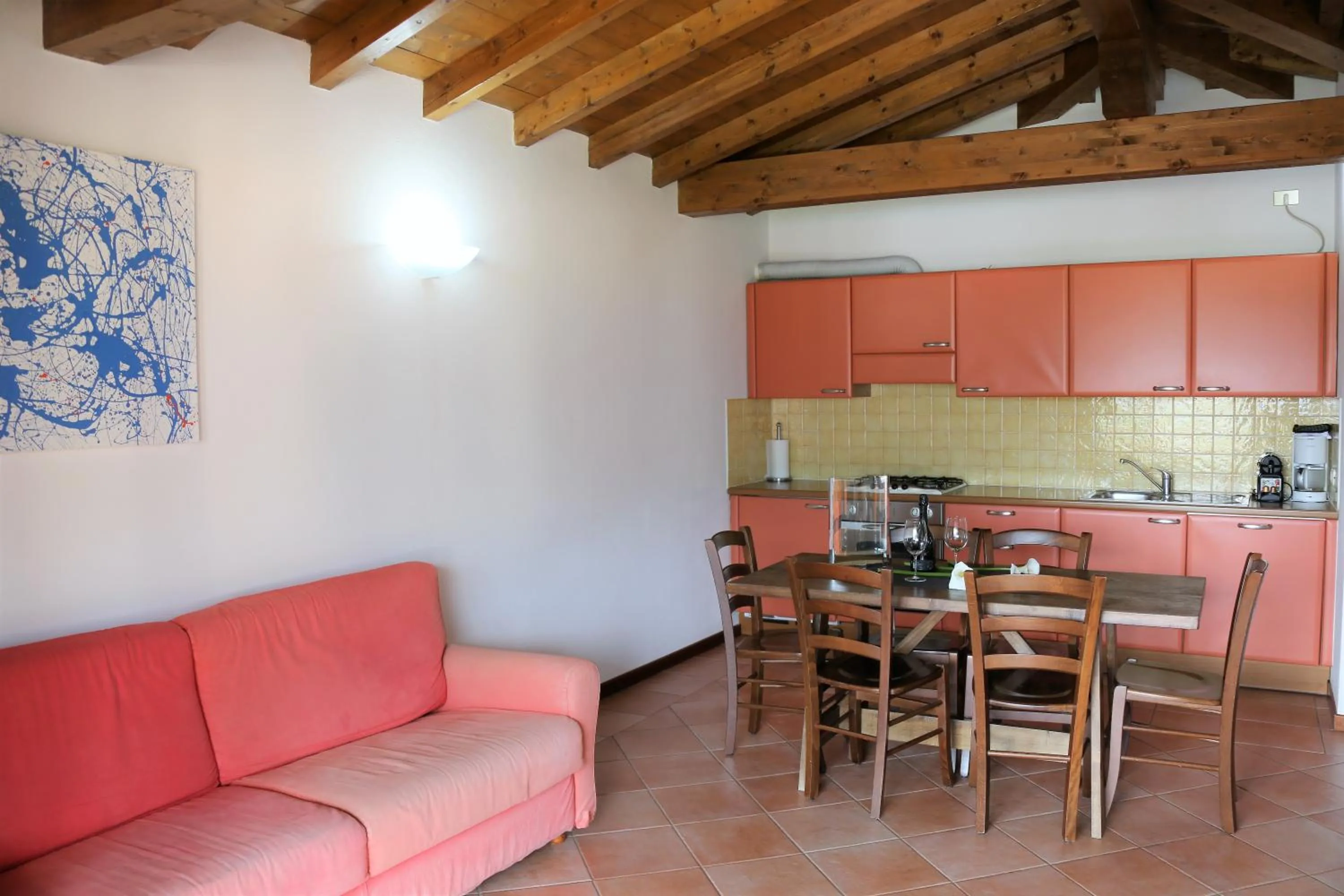 Kitchen or kitchenette in Appartamenti Ferrari Residence
