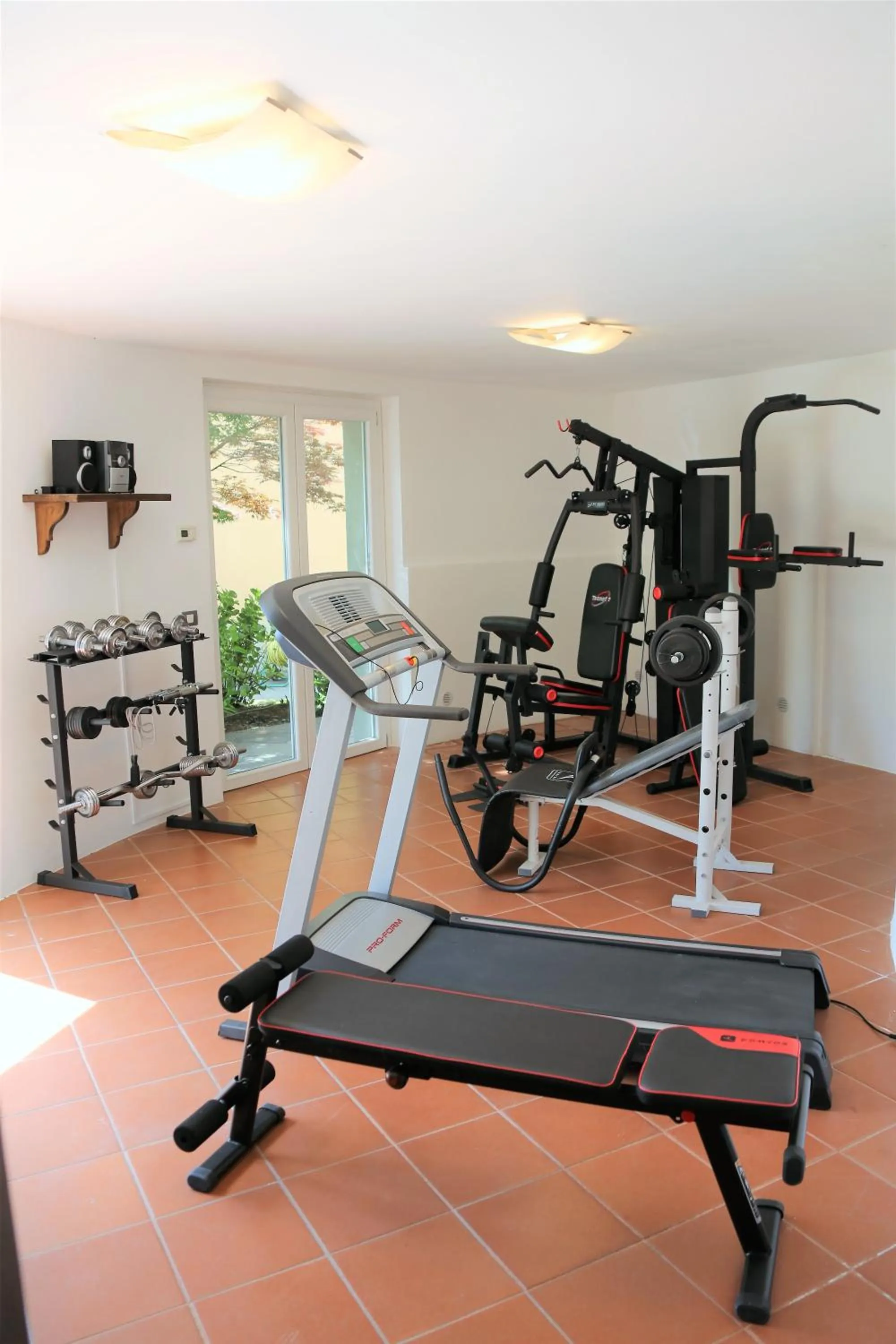 Fitness centre/facilities in Appartamenti Ferrari Residence