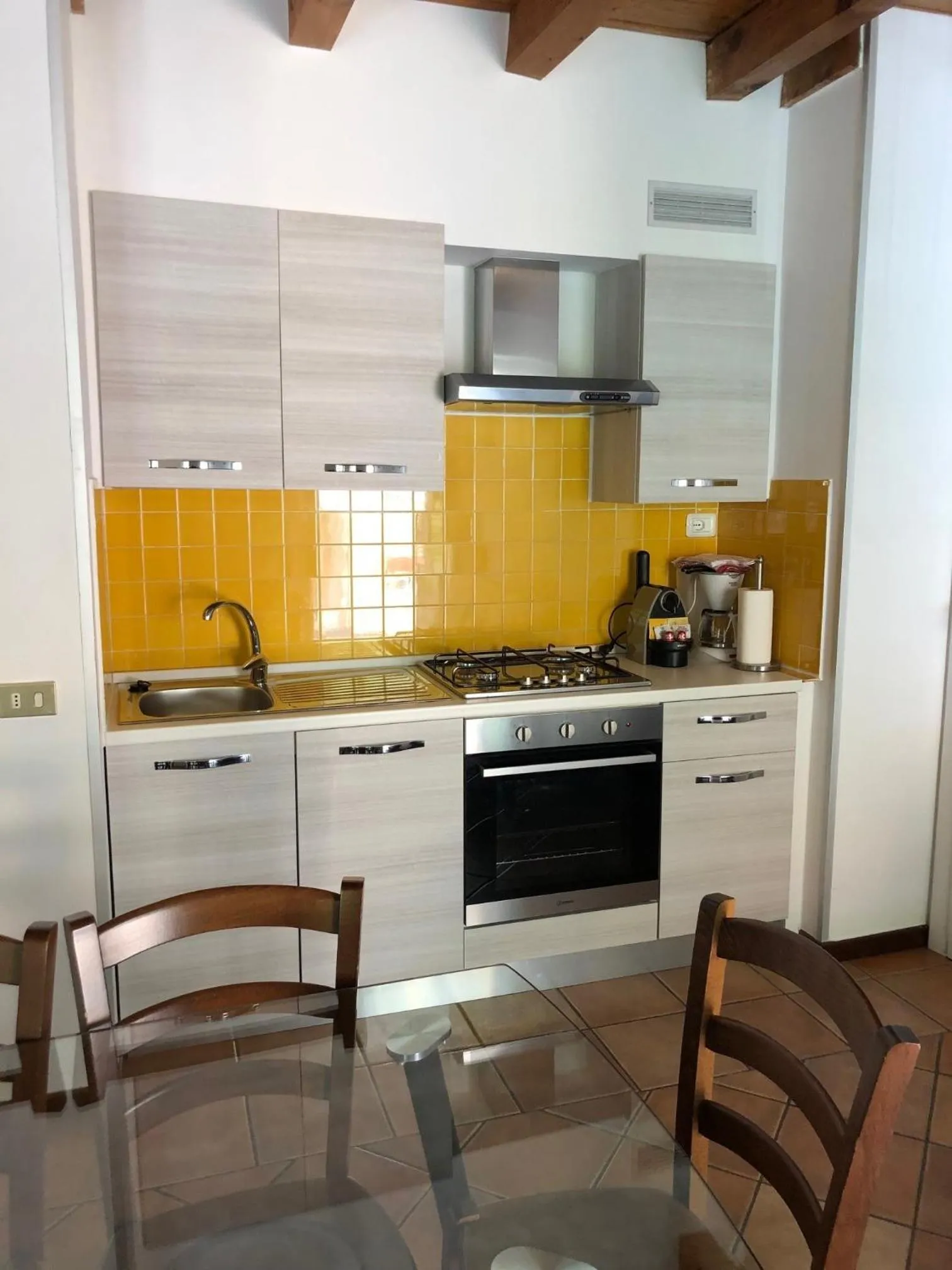 Kitchen or kitchenette in Appartamenti Ferrari Residence