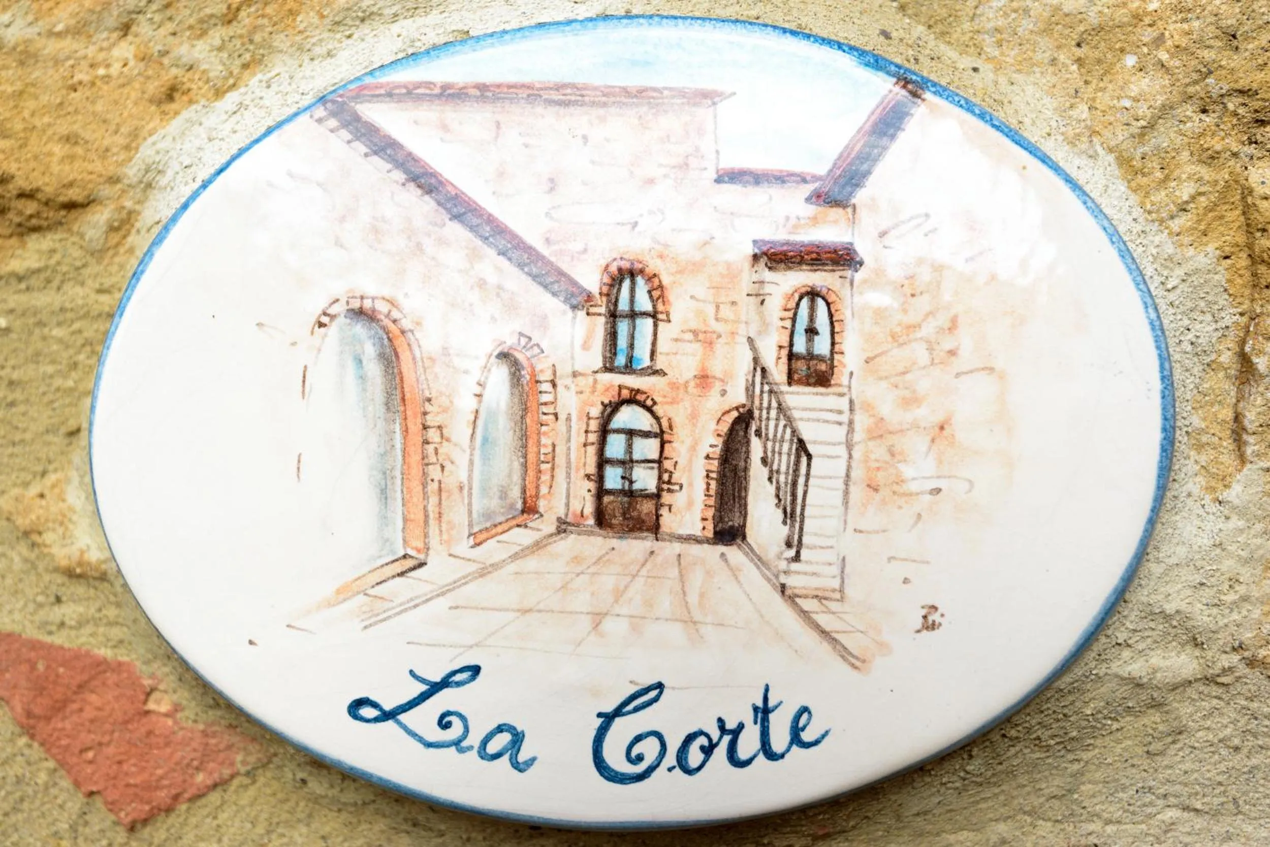 Decorative detail in Agriturismo Il Macchione