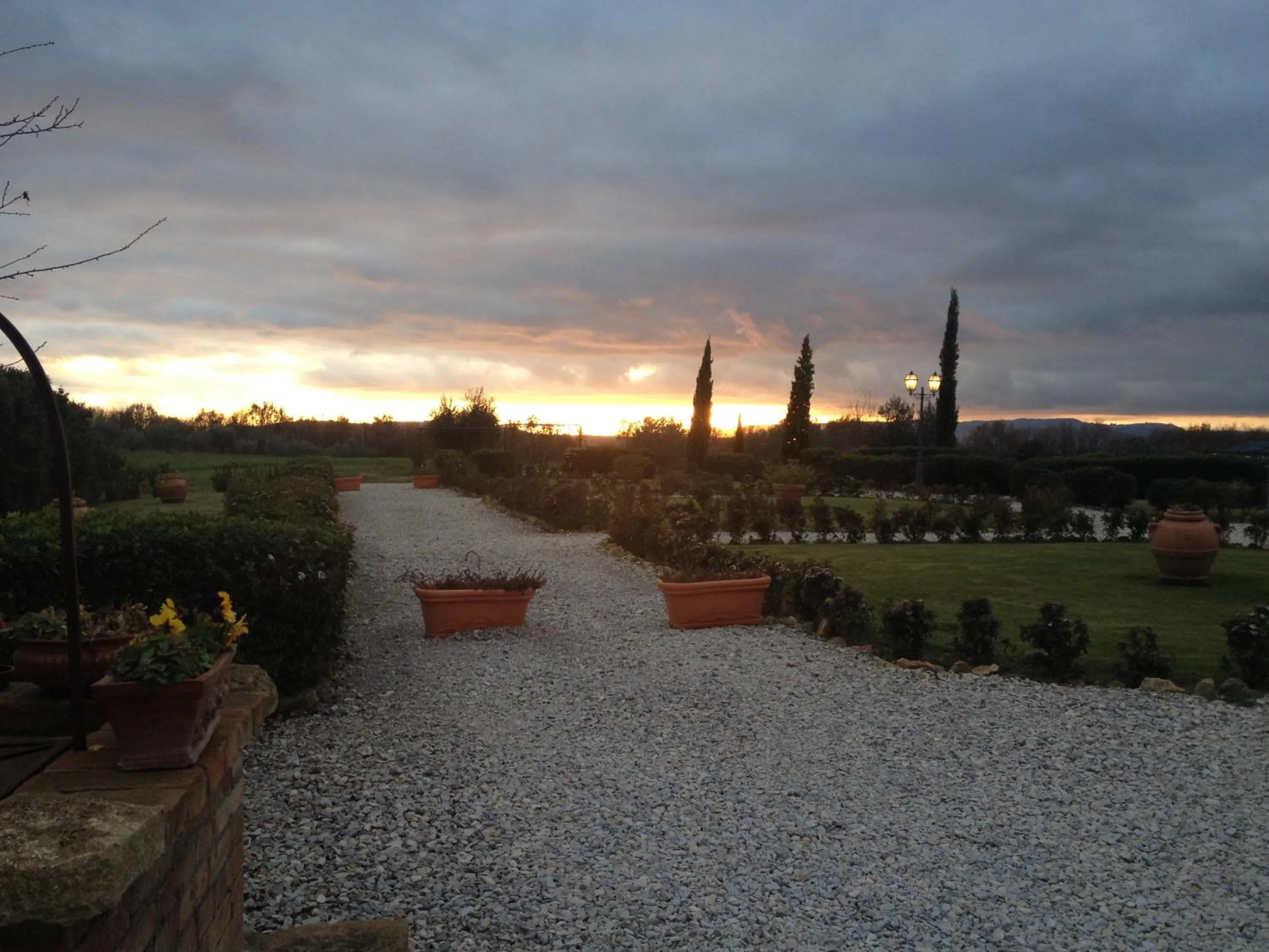Garden view in Agriturismo Il Macchione