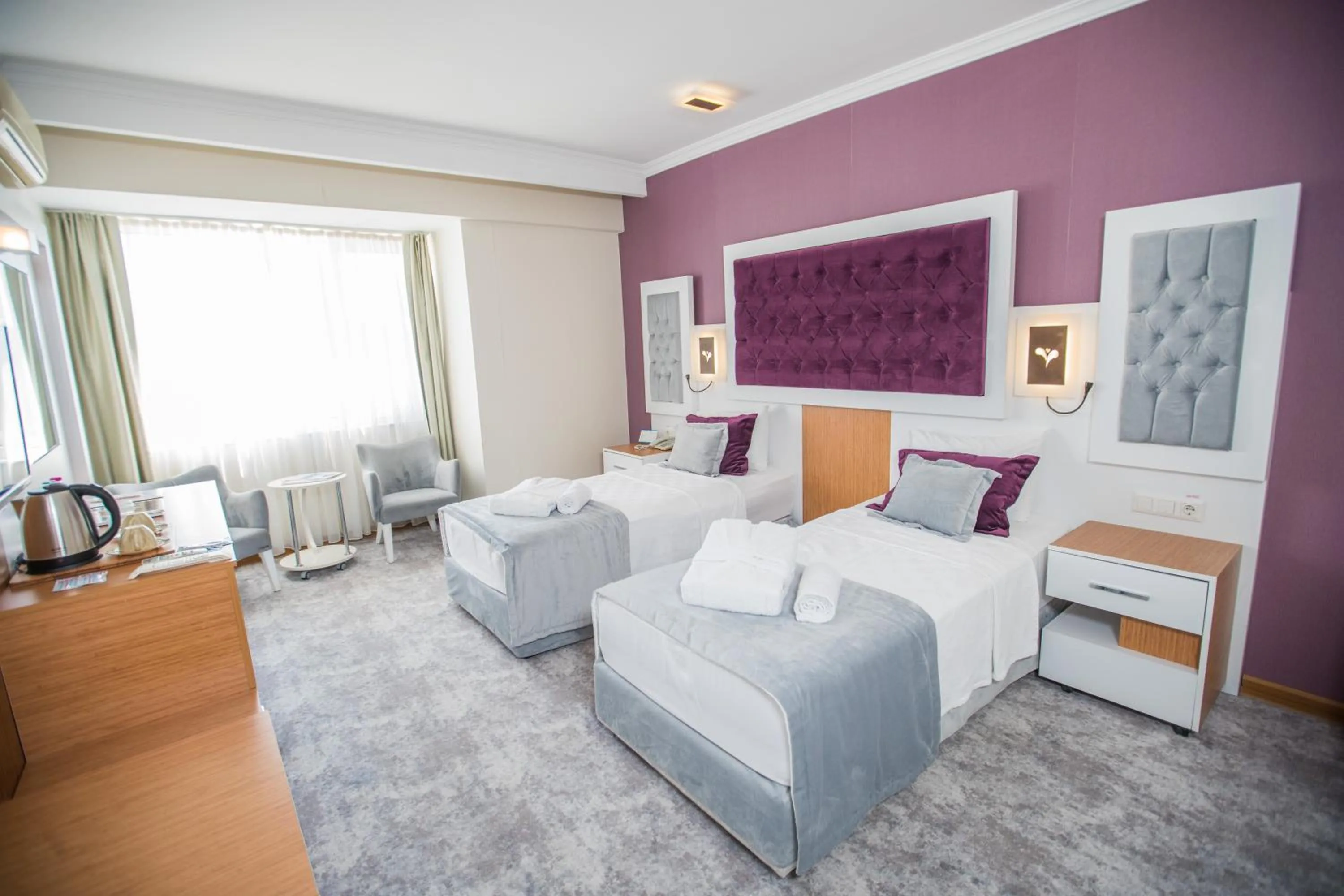 Bed in Afyon Orucoglu Thermal Resort