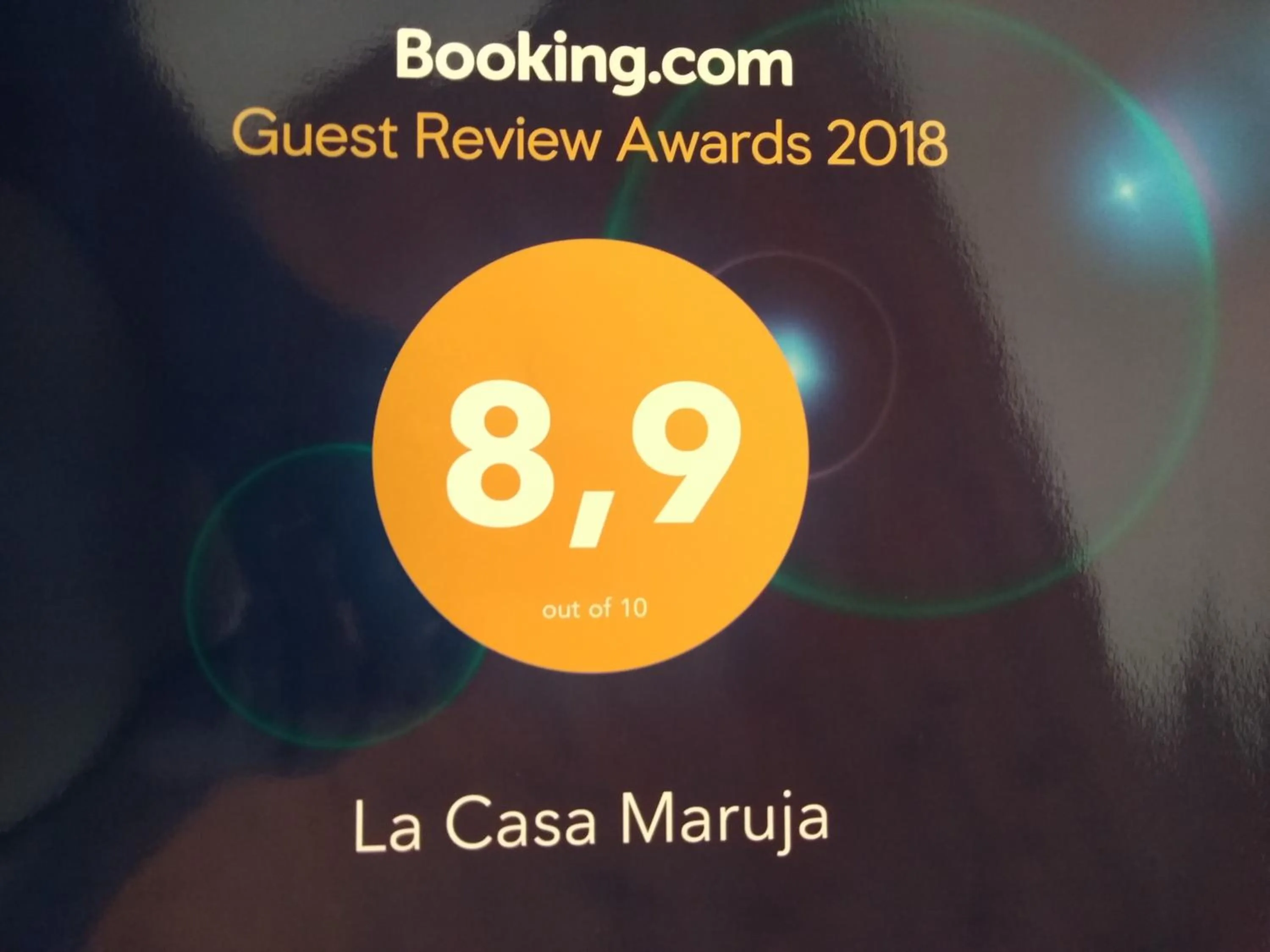 Certificate/Award in La Casa Maruja