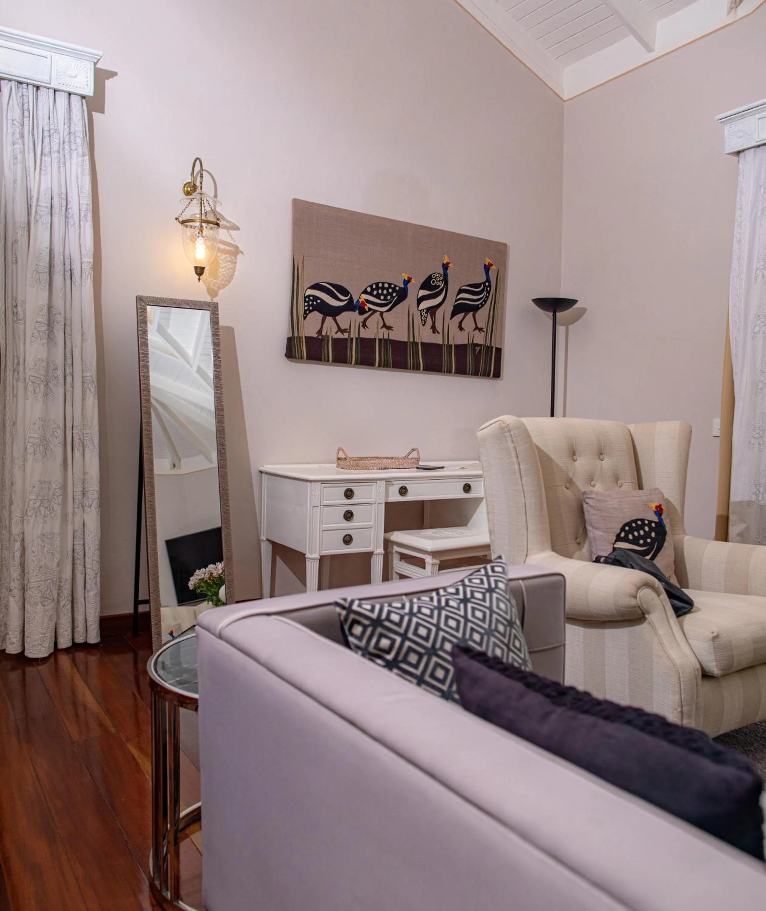 Seating area, Bed in Ocean Beach Resort & SPA