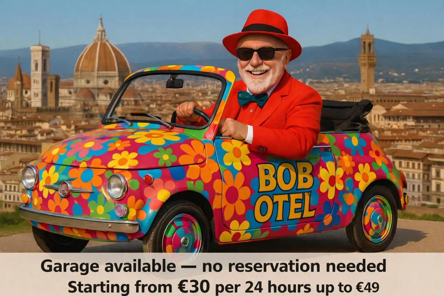 Parking in BOBOTEL Rooms in City Center