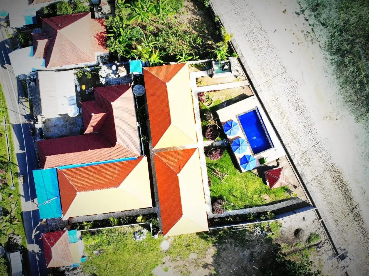 Bird's eye view in Cave Beach Bungalow