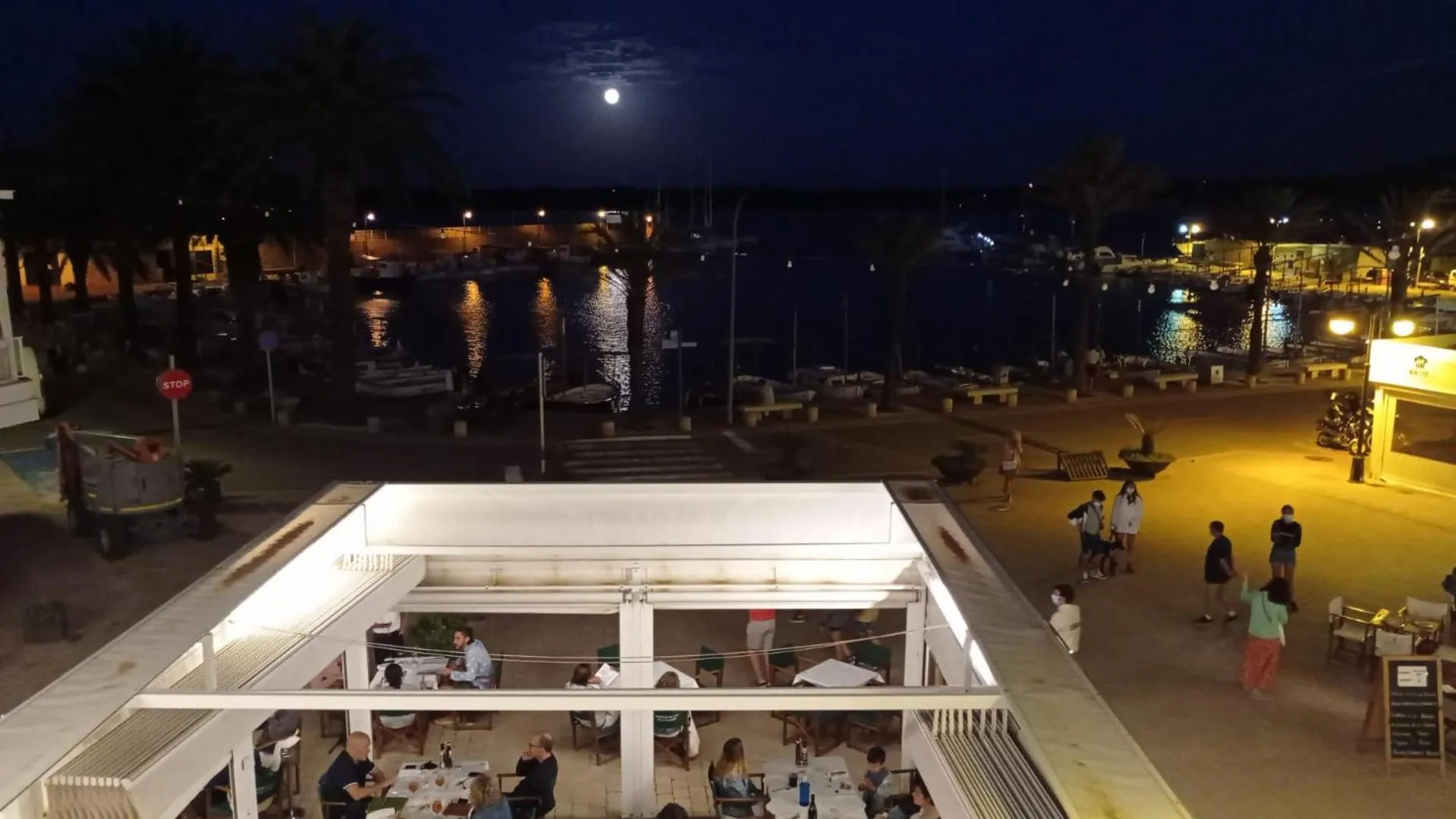 Balcony/Terrace in Hostal S'Algaret