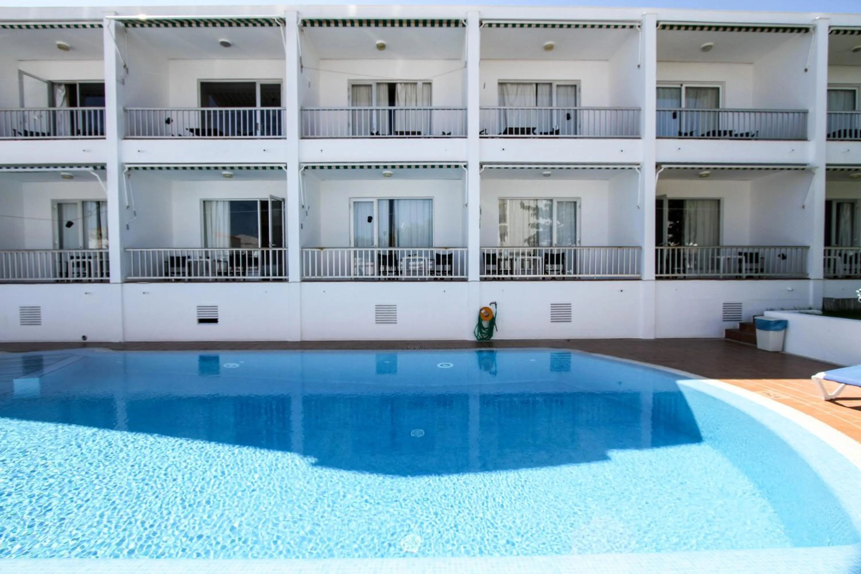 Swimming pool in Hostal S'Algaret