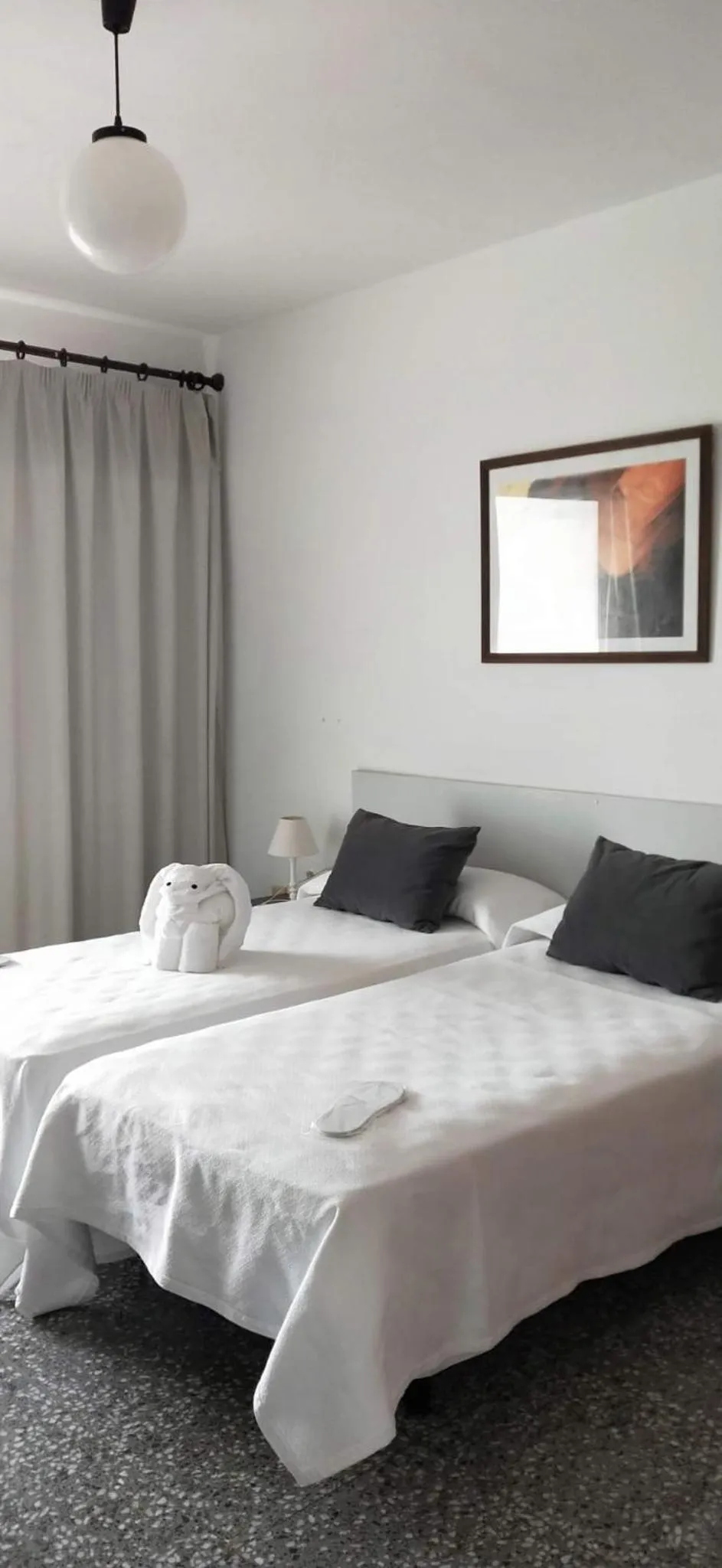 Bedroom in Hostal S'Algaret