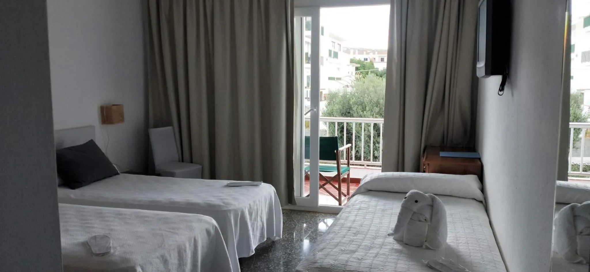 Balcony/Terrace in Hostal S'Algaret