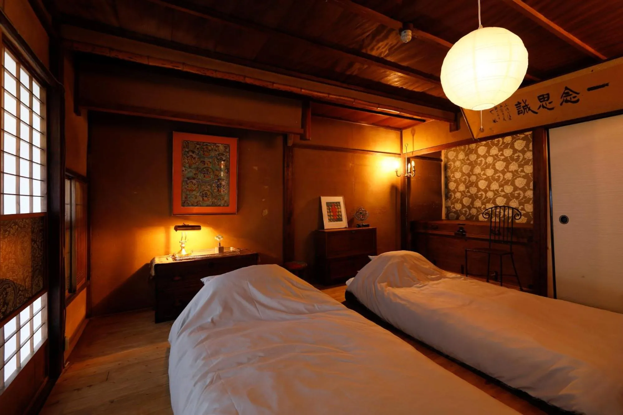 Photo of the whole room, Bed in Tsukito