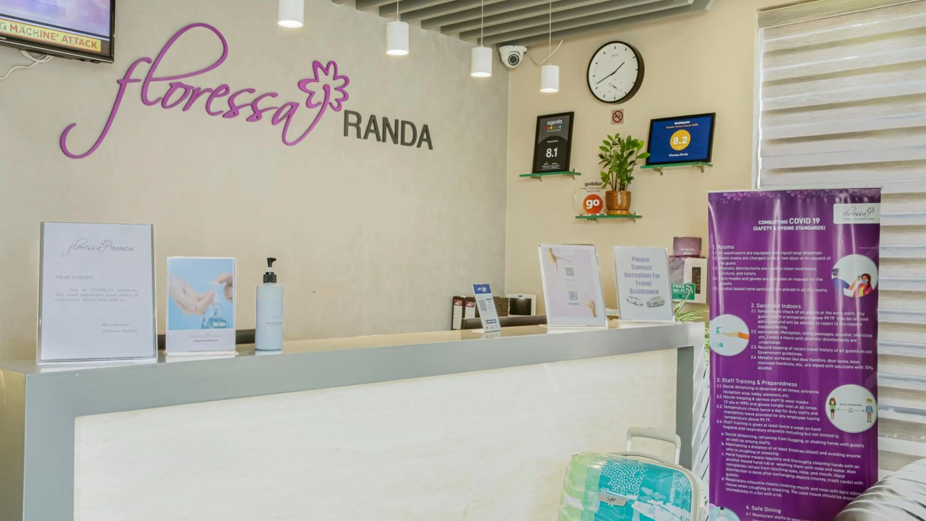Lobby or reception in Floressa Randa Business Hotel