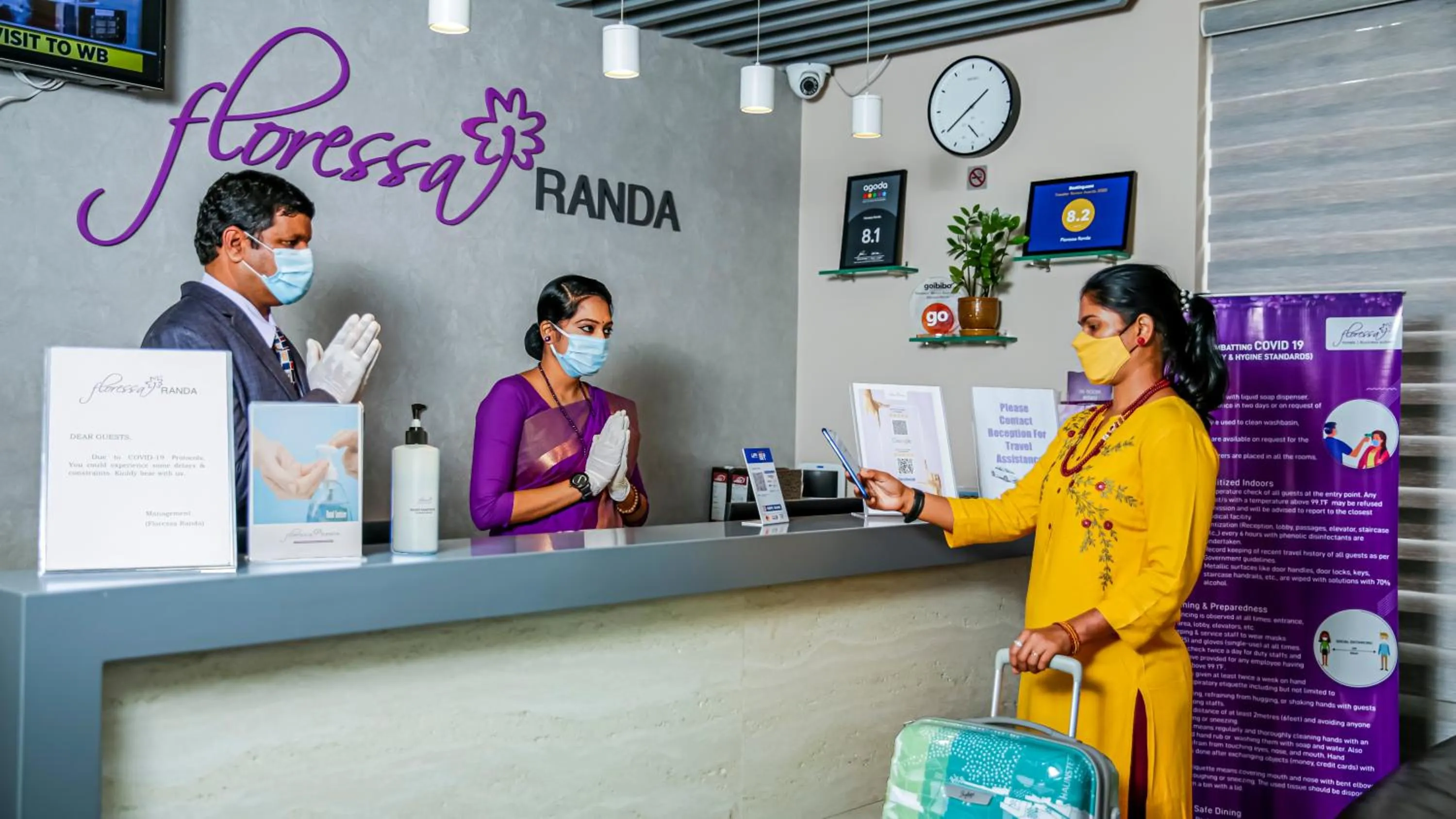 Staff in Floressa Randa Business Hotel