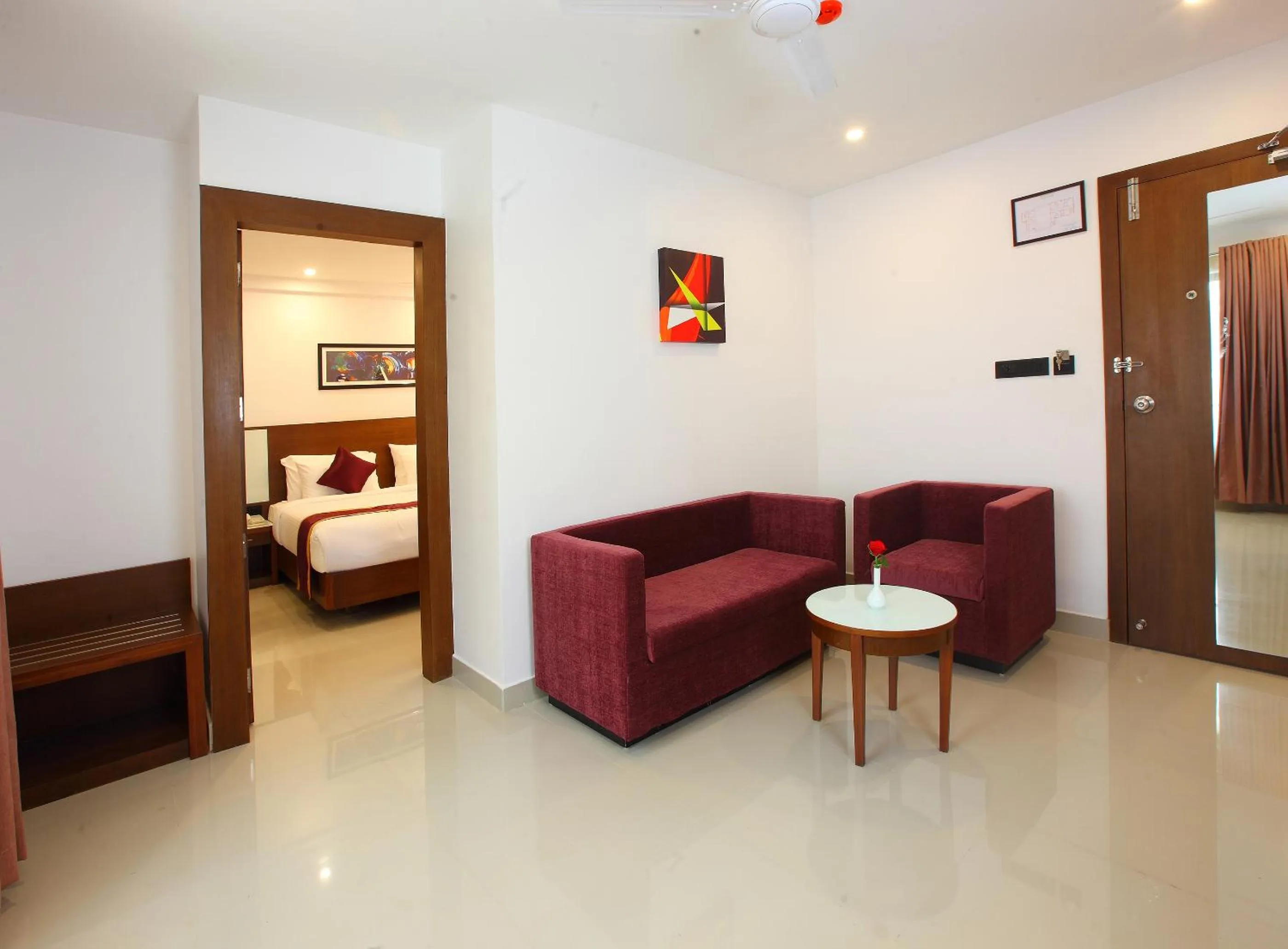 Living room, Bed in Hotel Park Residency Kozhencherry