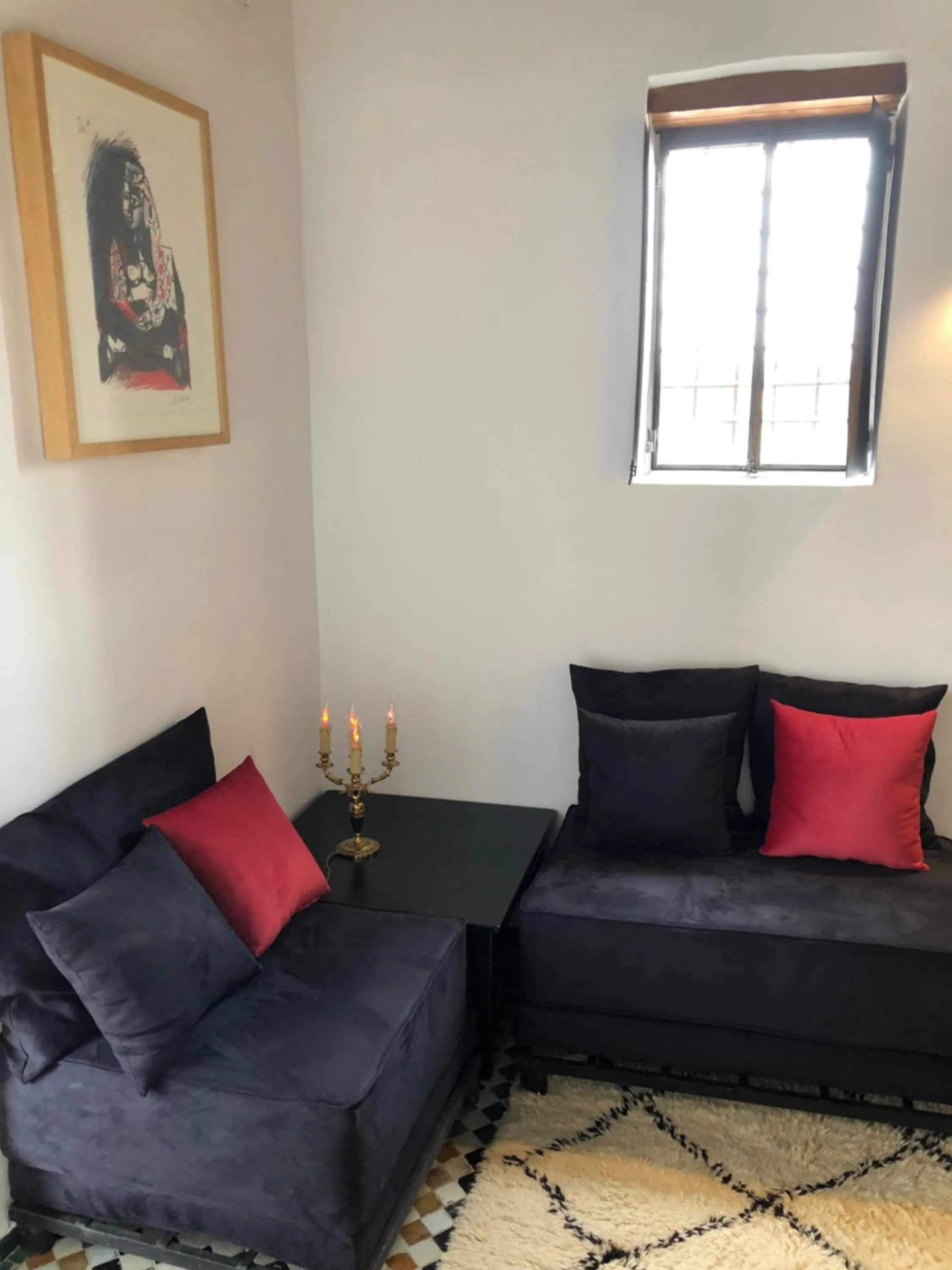 Living room in La Maison Maure