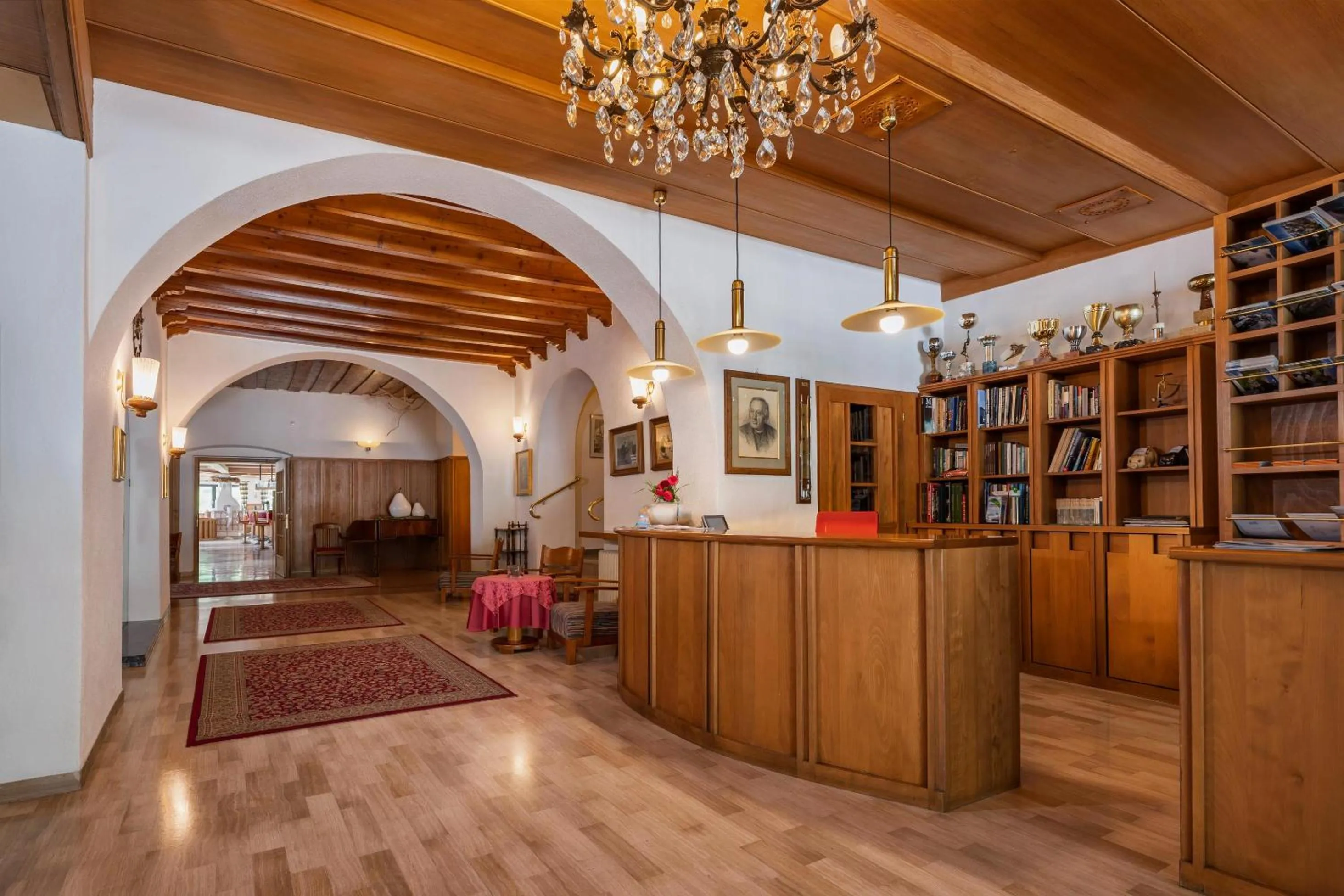 Lobby or reception in Hotel Eller