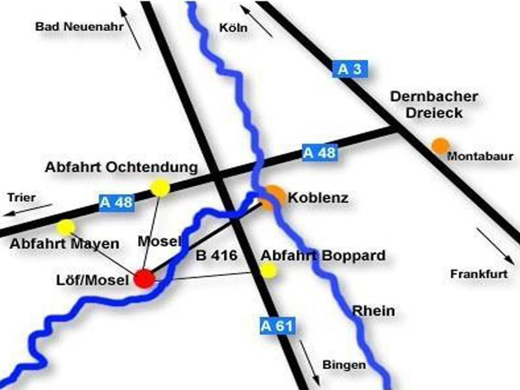 Property building in Moselstern Parkhotel Krähennest