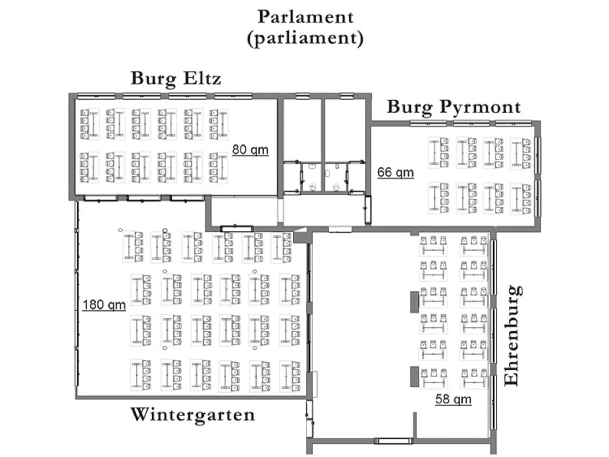 Floor plan in Moselstern Parkhotel Krähennest