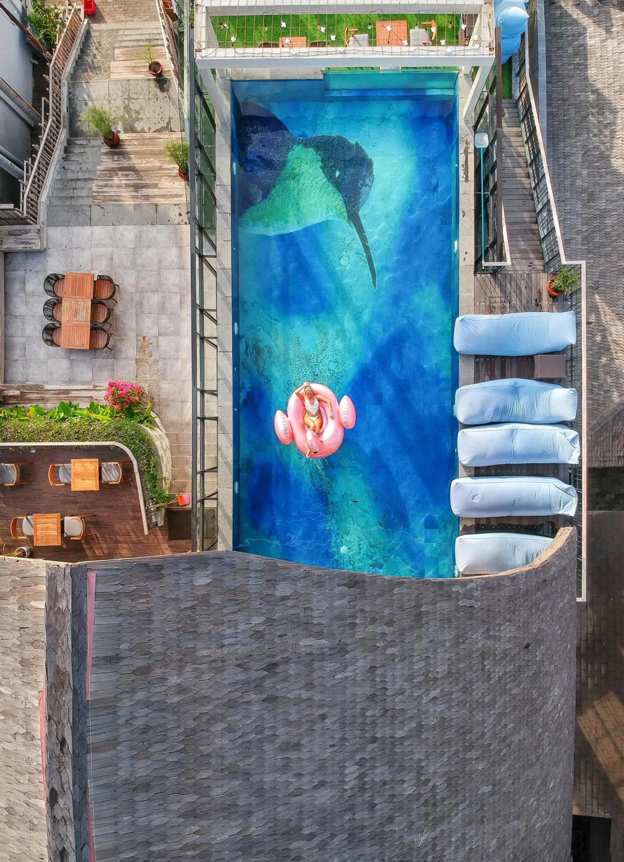 Property building in Marc Hotel Gili Trawangan