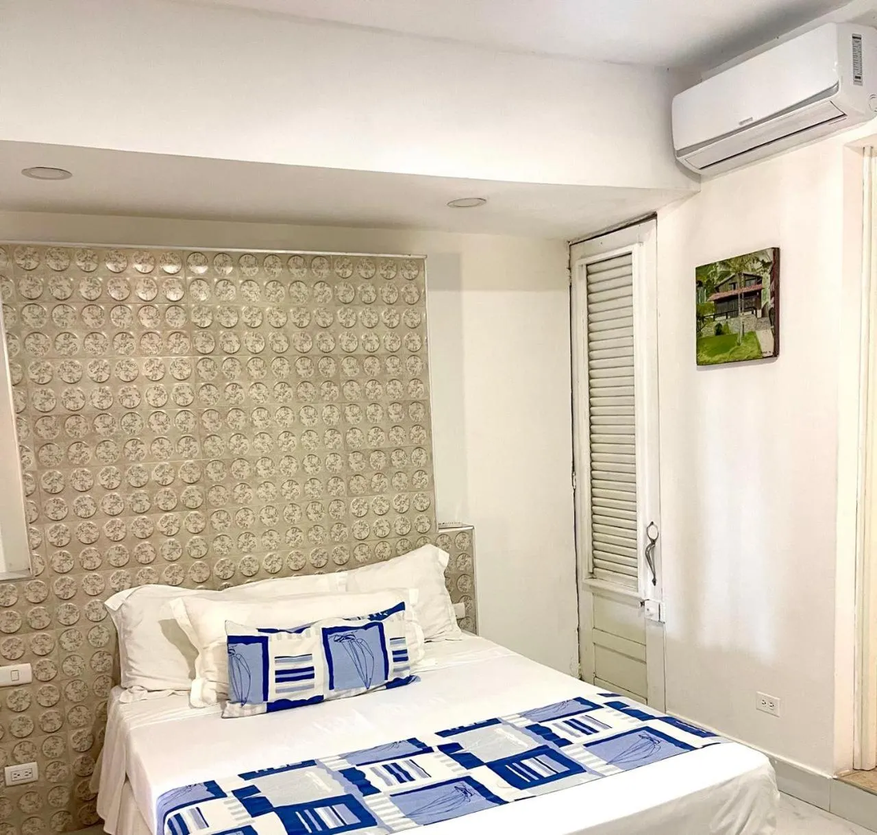 Bed in Hotel Neptuno Refugio