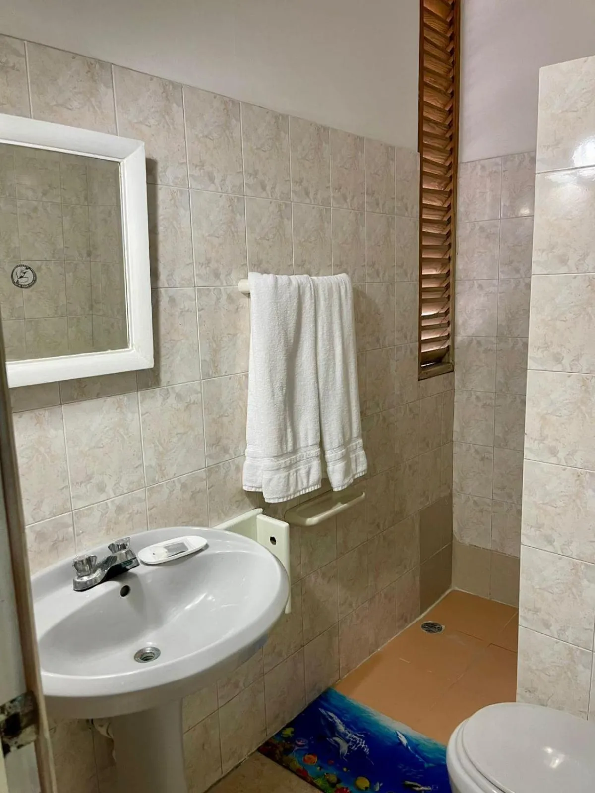 Bathroom in Hotel Neptuno Refugio