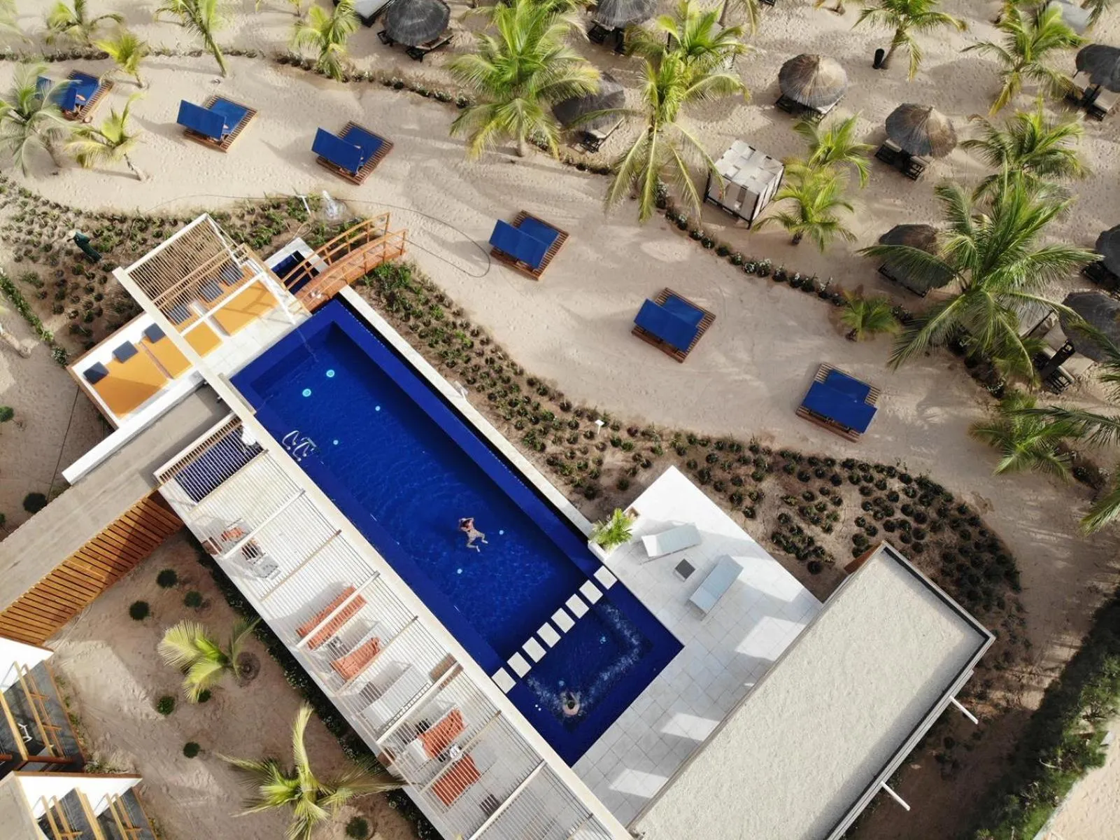 Pool view in Movenpick Resort Lamantin Saly