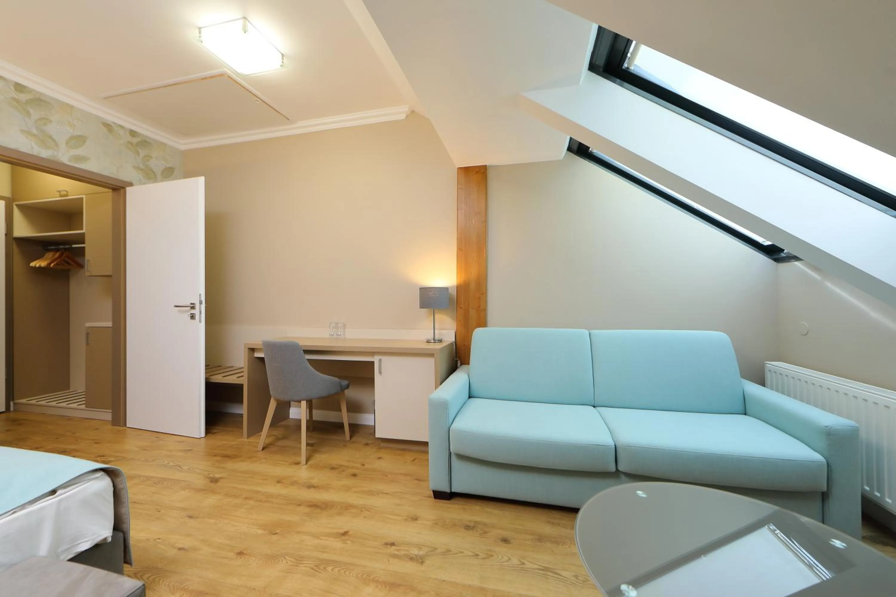 Seating area in Hotel Blaha Lujza