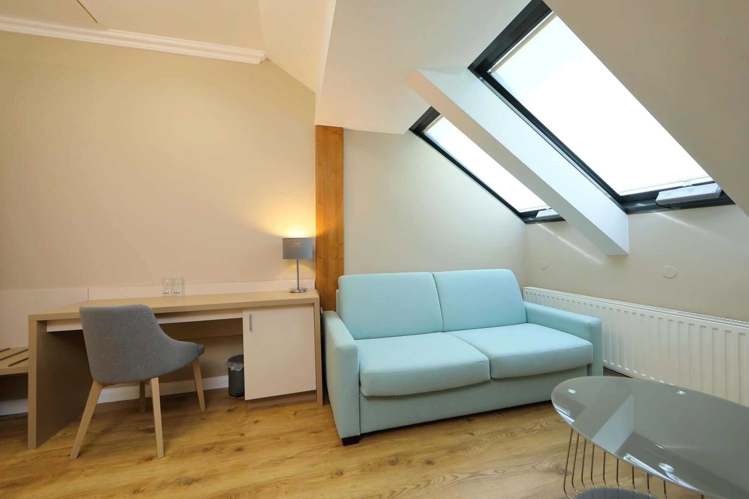 Seating area in Hotel Blaha Lujza