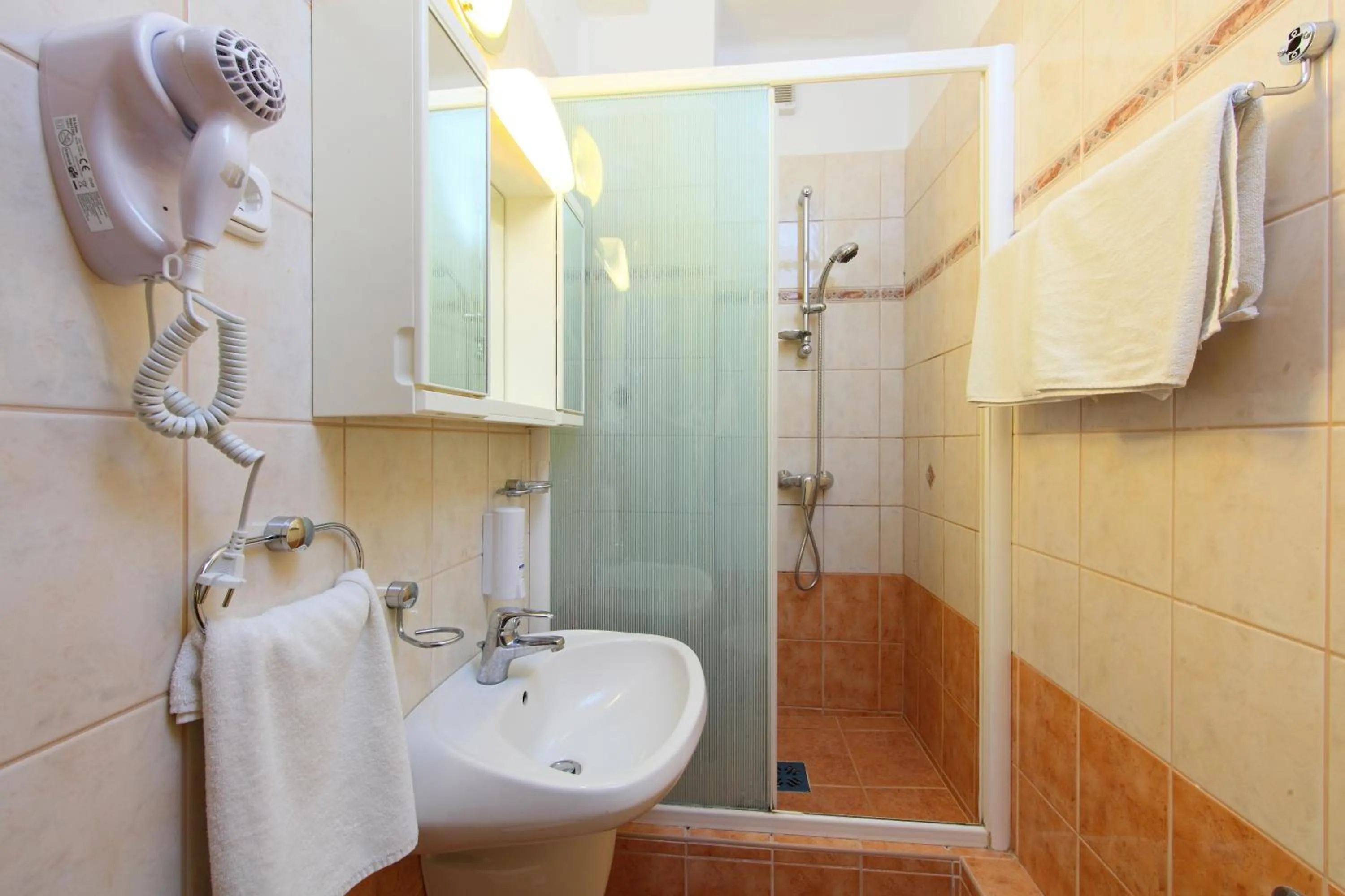 Bathroom in Hotel Blaha Lujza