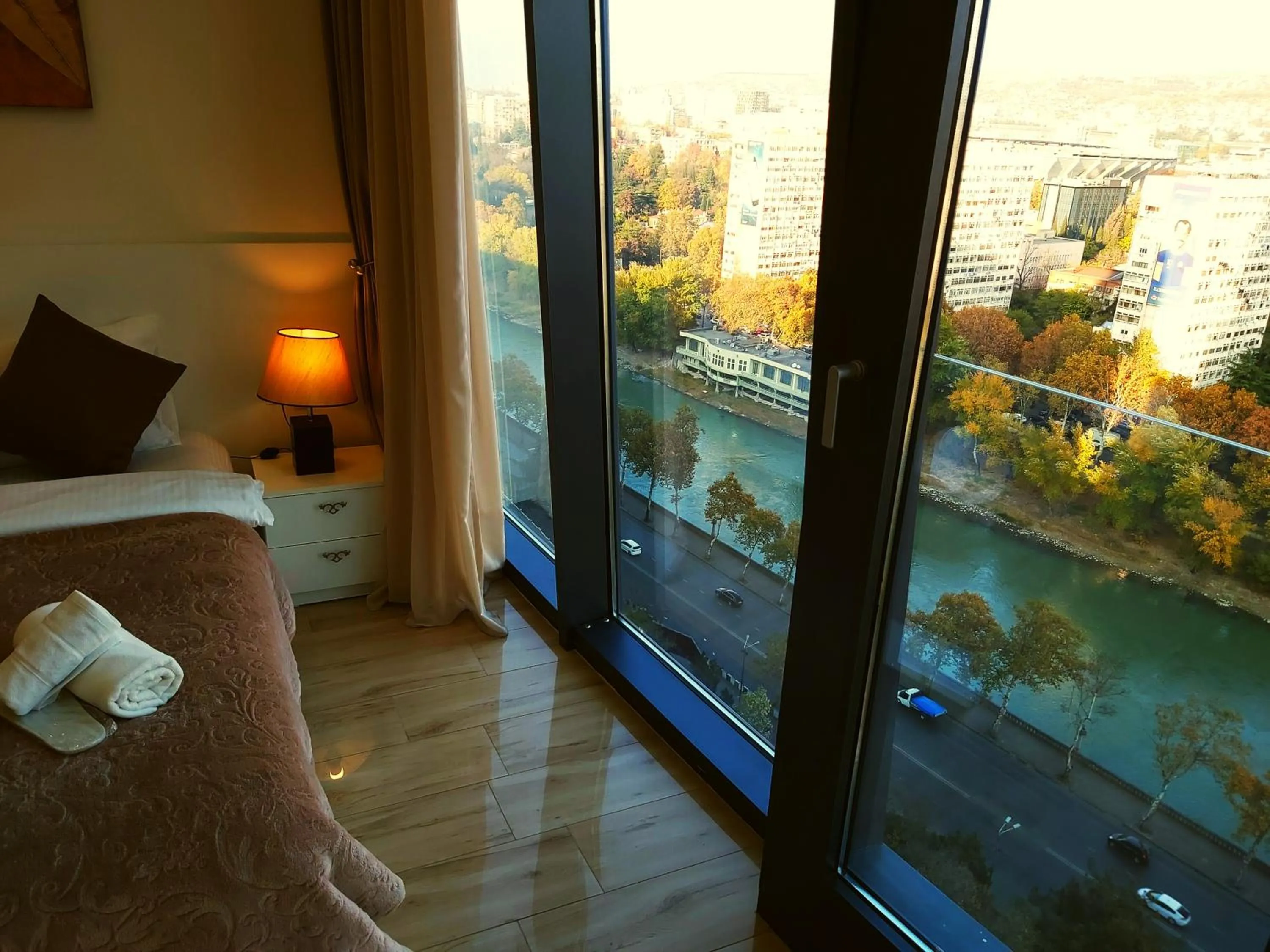 Garden view in King David Residence